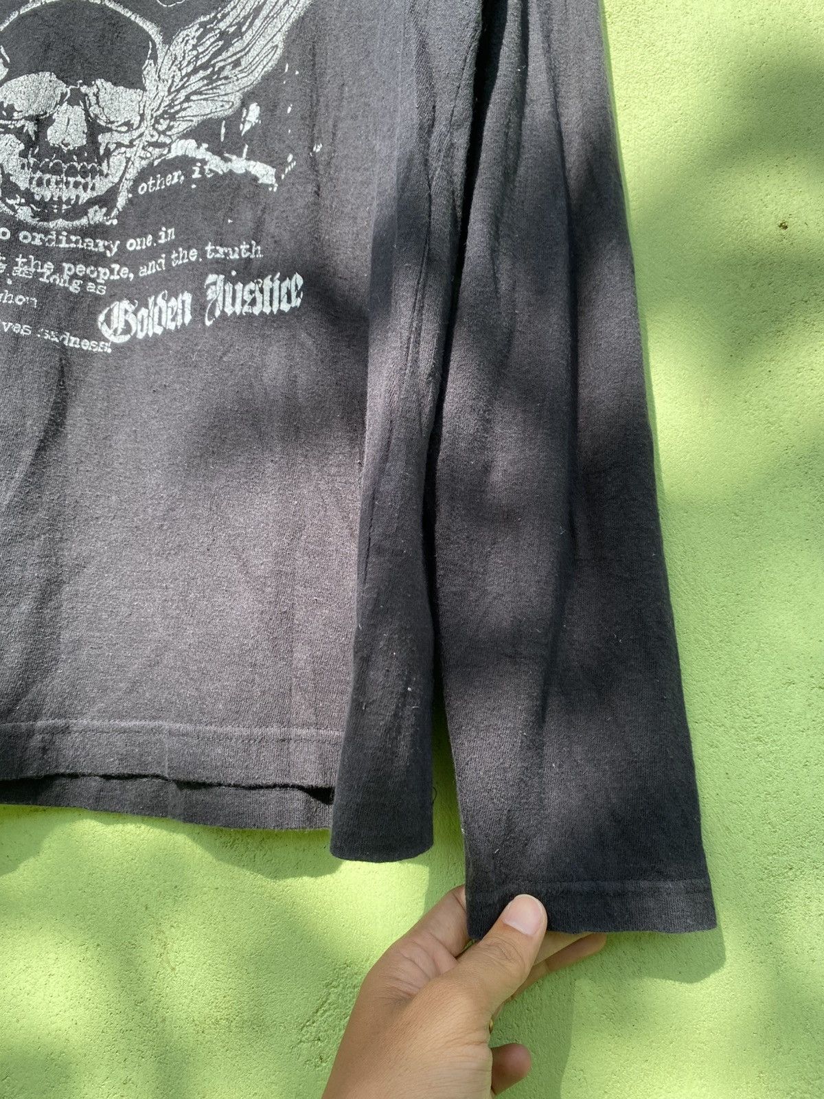 Other Japanese Vintage Long Sleeve Black Gothic Skull Dark Rebel Size US M / EU 48-50 / 2 - 6 Thumbnail