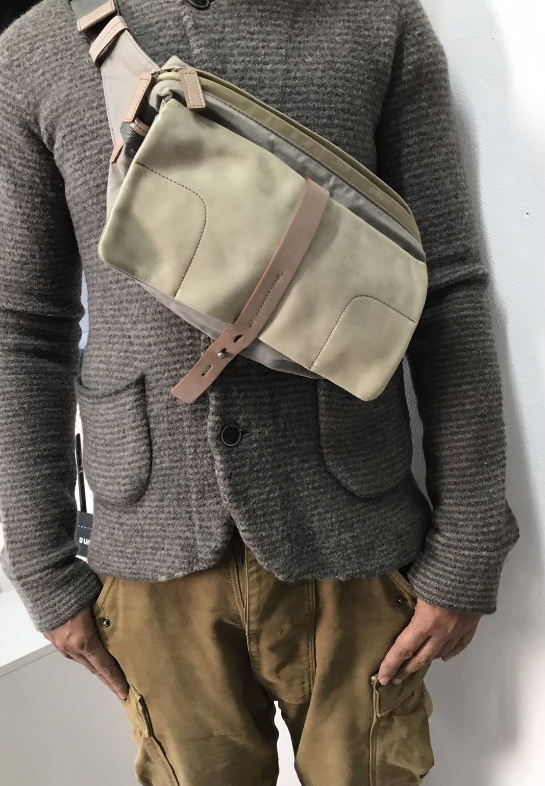Yohji Yamamoto Y’saccs Yohji Yamamoto Horse Leather Crossbody Waist Bag Size ONE SIZE - 10 Thumbnail