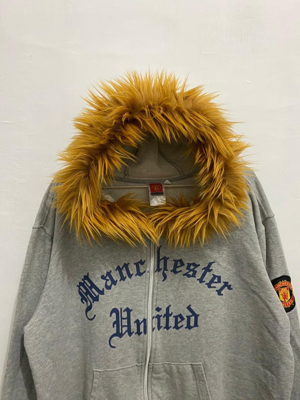 Hysteric Glamour 💥Speelout💥Menchester United Fur Zipper Hoodie LGB Style Size US L / EU 52-54 / 3 - 3 Thumbnail