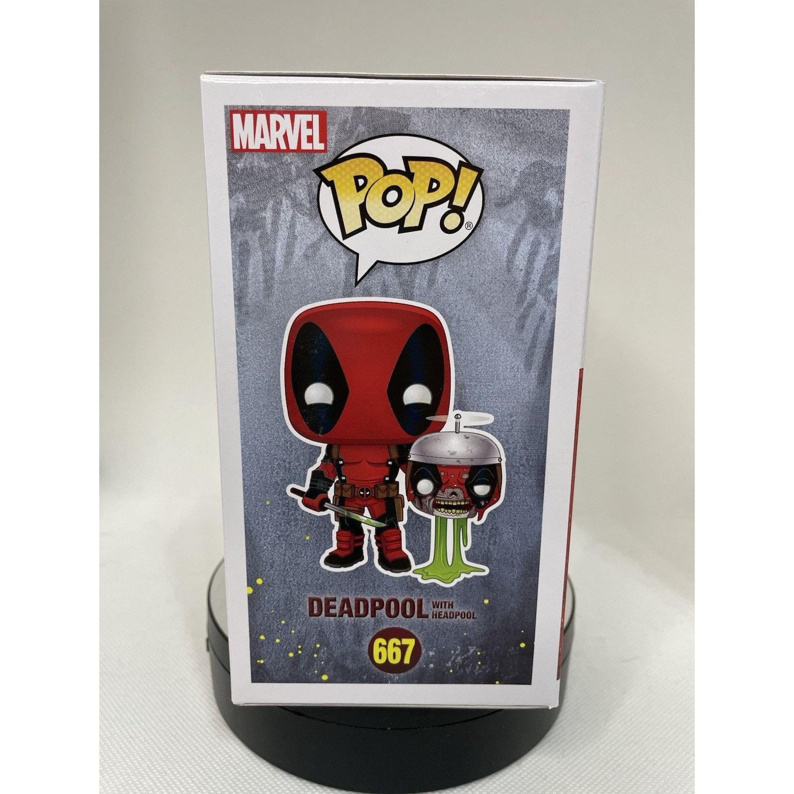 Marvel Comics Funko POP 667 Deadpool w Headpool Collector Corps Exclusive Size ONE SIZE - 7 Thumbnail