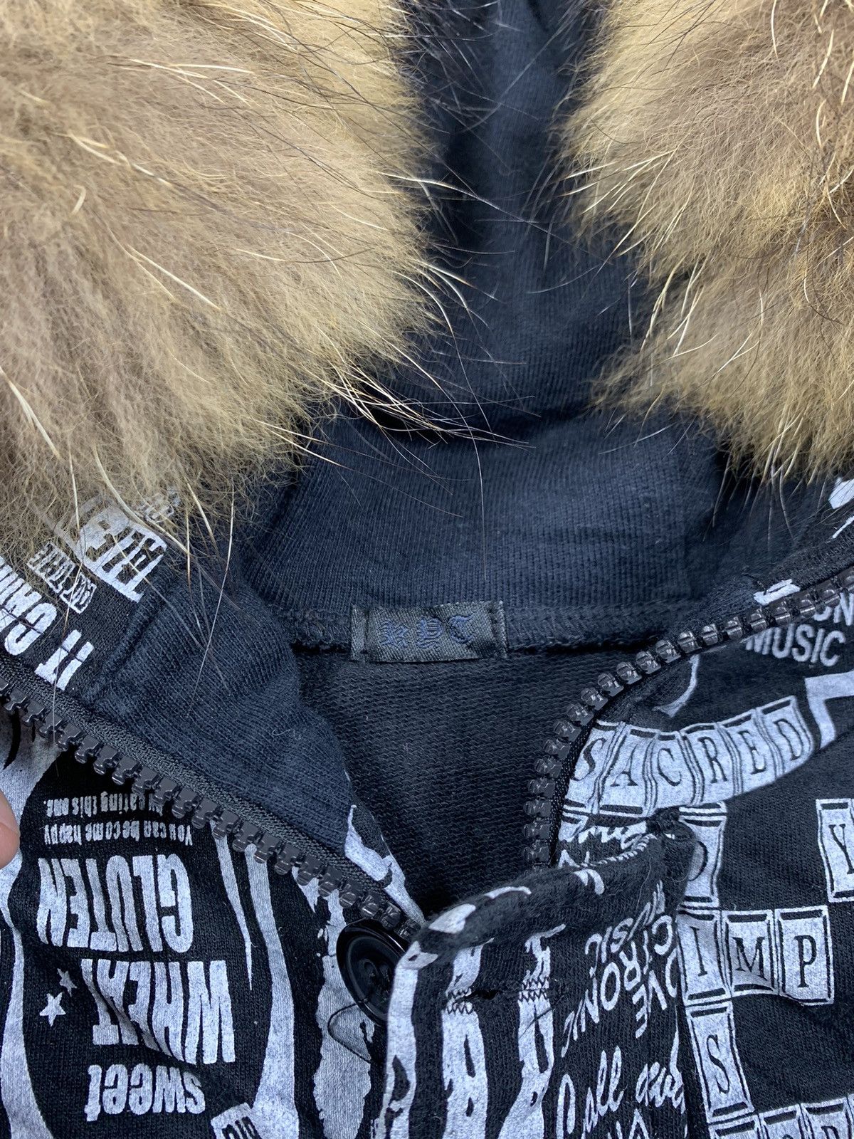 Hysteric Glamour × If Six Was Nine × Japanese Brand Faux Fur Hoodie punk gothic Ifsixwasnine lgb style Size US S / EU 44-46 / 1 - 4 Thumbnail