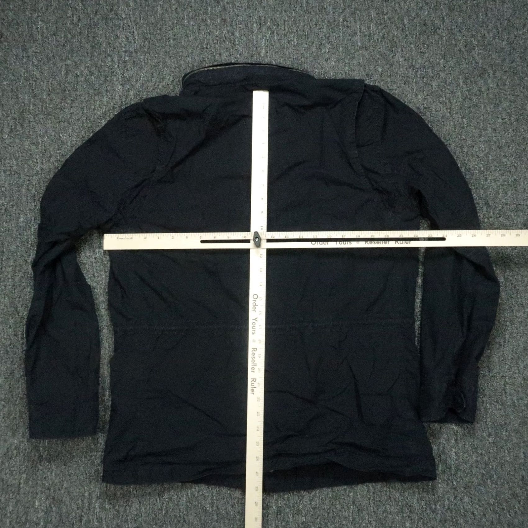 Gap Gap Jacket Mens Large Dark Blue Ripstop Fatigue Zip Hooded Regular Pockets Lining Cotton 90s? Size US L / EU 52-54 / 3 - 7 Thumbnail