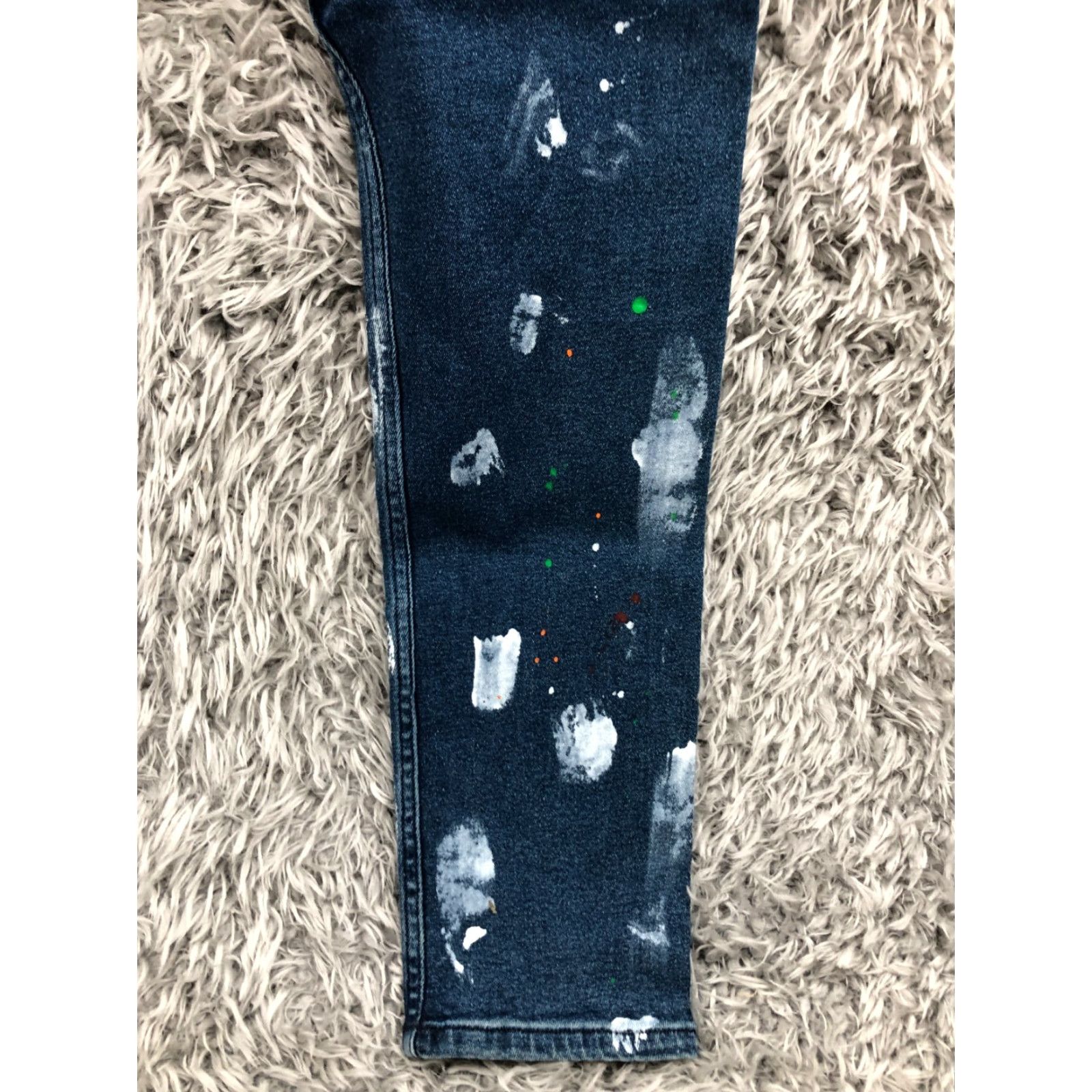 Vintage 2Y Premium Slim Fit Tapered Jeans Mens Size 34x32 Blue 5-Pocket Denim Button Fly Size US 34 / EU 50 - 6 Thumbnail