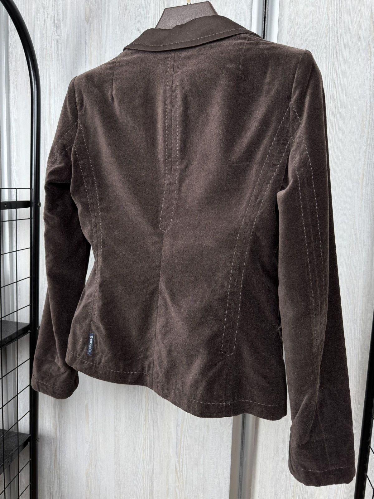 Armani Armani Jeans brown velour cotton 3 button blazer Size M / US 6-8 / IT 42-44 - 8 Thumbnail