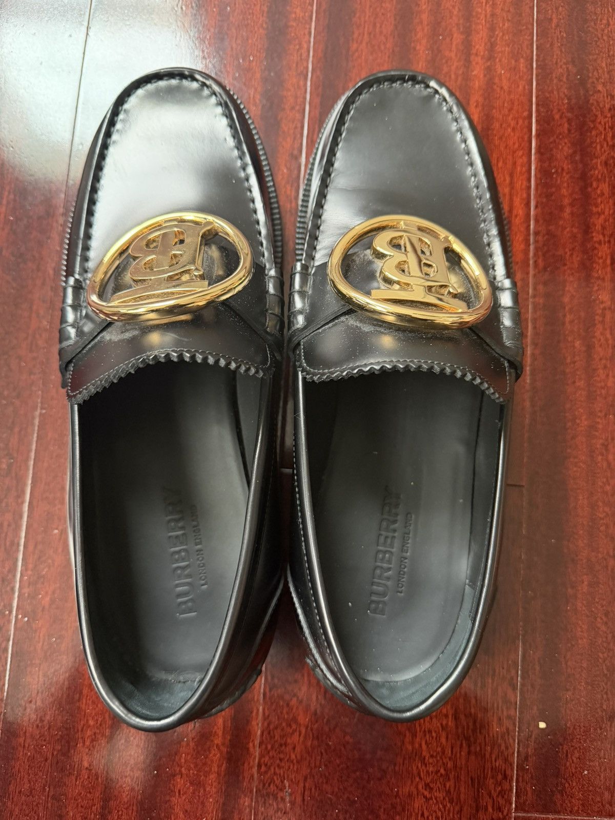 Burberry Burberry Black TB Emile Loafers Size US 9 / EU 42 - 2 Thumbnail