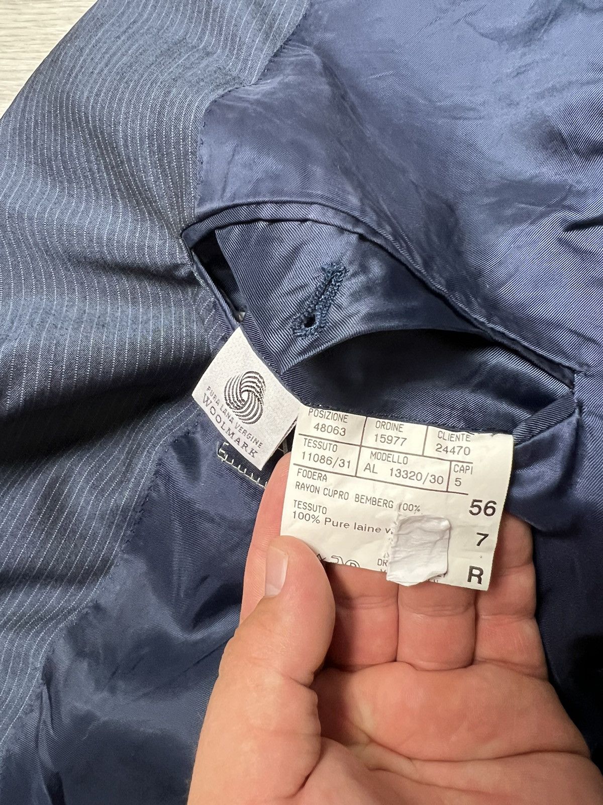 Canali Canali Wool Striped Blazer Size 56R / 46R Size 46R - 12 Thumbnail