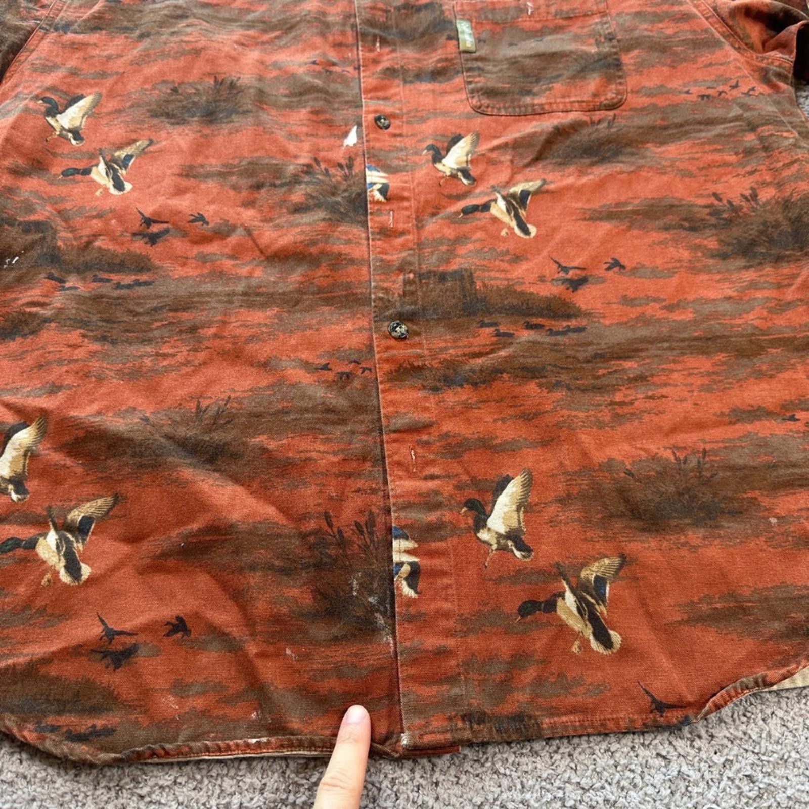 Columbia Columbia River Lodge Duck Hunting Shirt Mens XL Button Up Size US XL / EU 56 / 4 - 7 Thumbnail