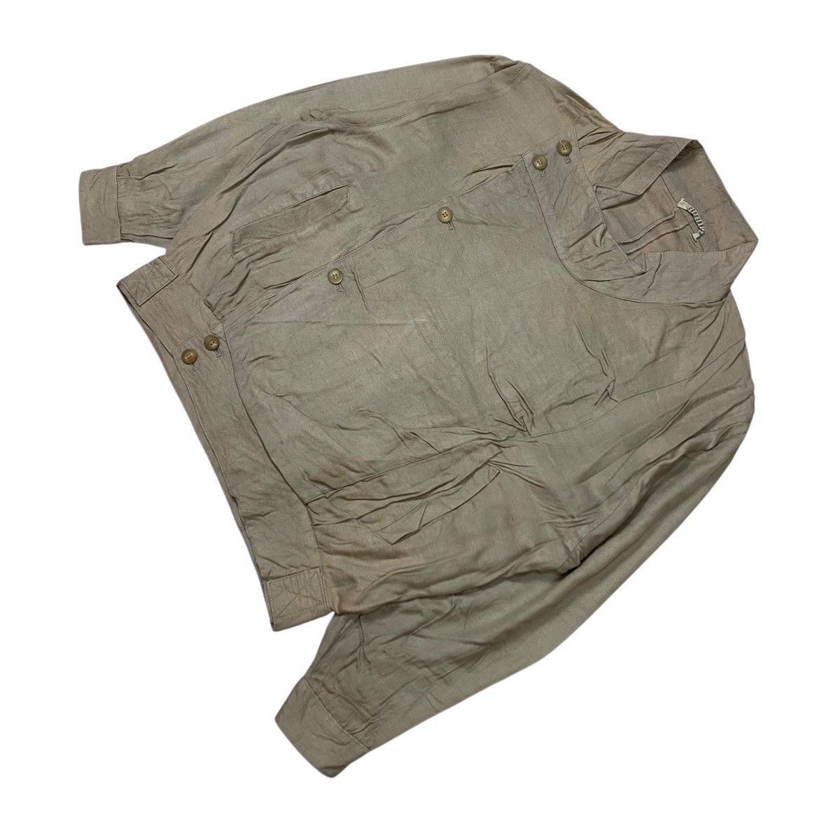 Issey Miyake CrossBreed Asymmetric Bikers Jacket Size US L / EU 52-54 / 3 - 4 Thumbnail