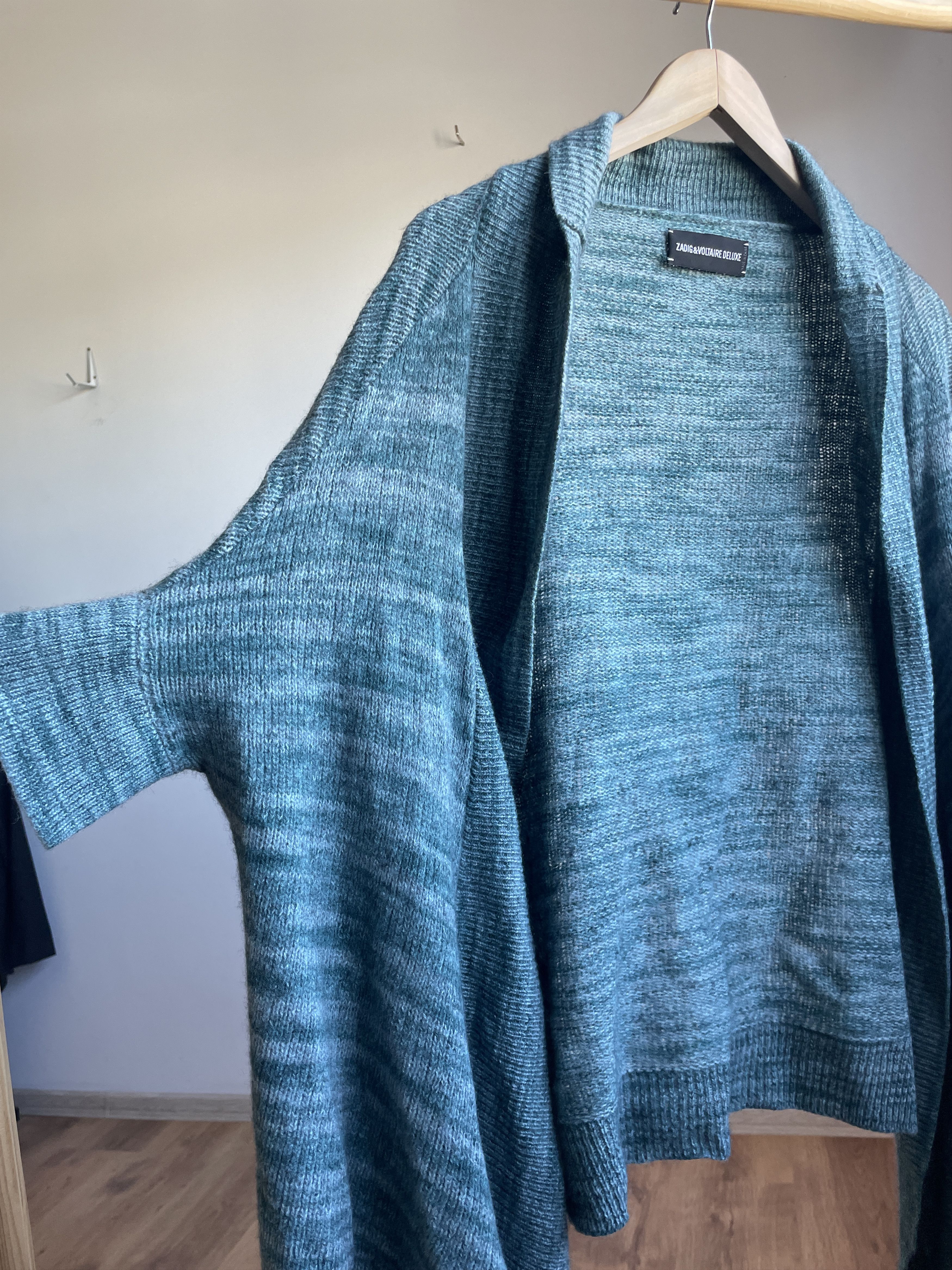 Zadig & Voltaire Zadig & Voltaire Deluxe Misti Cashmere Open Front Cardigan Size ONE SIZE - 5 Thumbnail