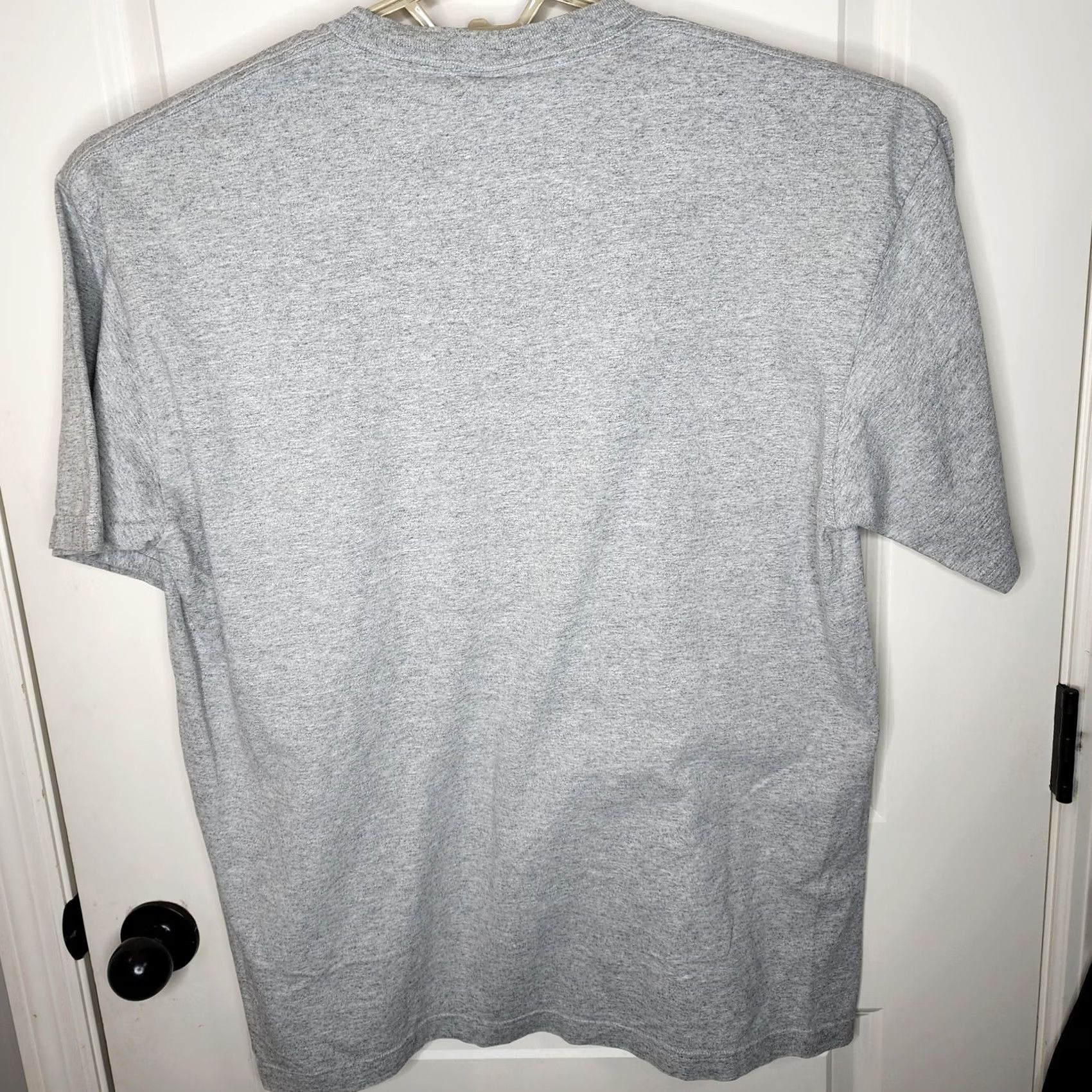 Jansport Wisconsin Badgers Mens XL Gray JanSport Athl Dept Logo Graphic Tee Size US XL / EU 56 / 4 - 5 Thumbnail