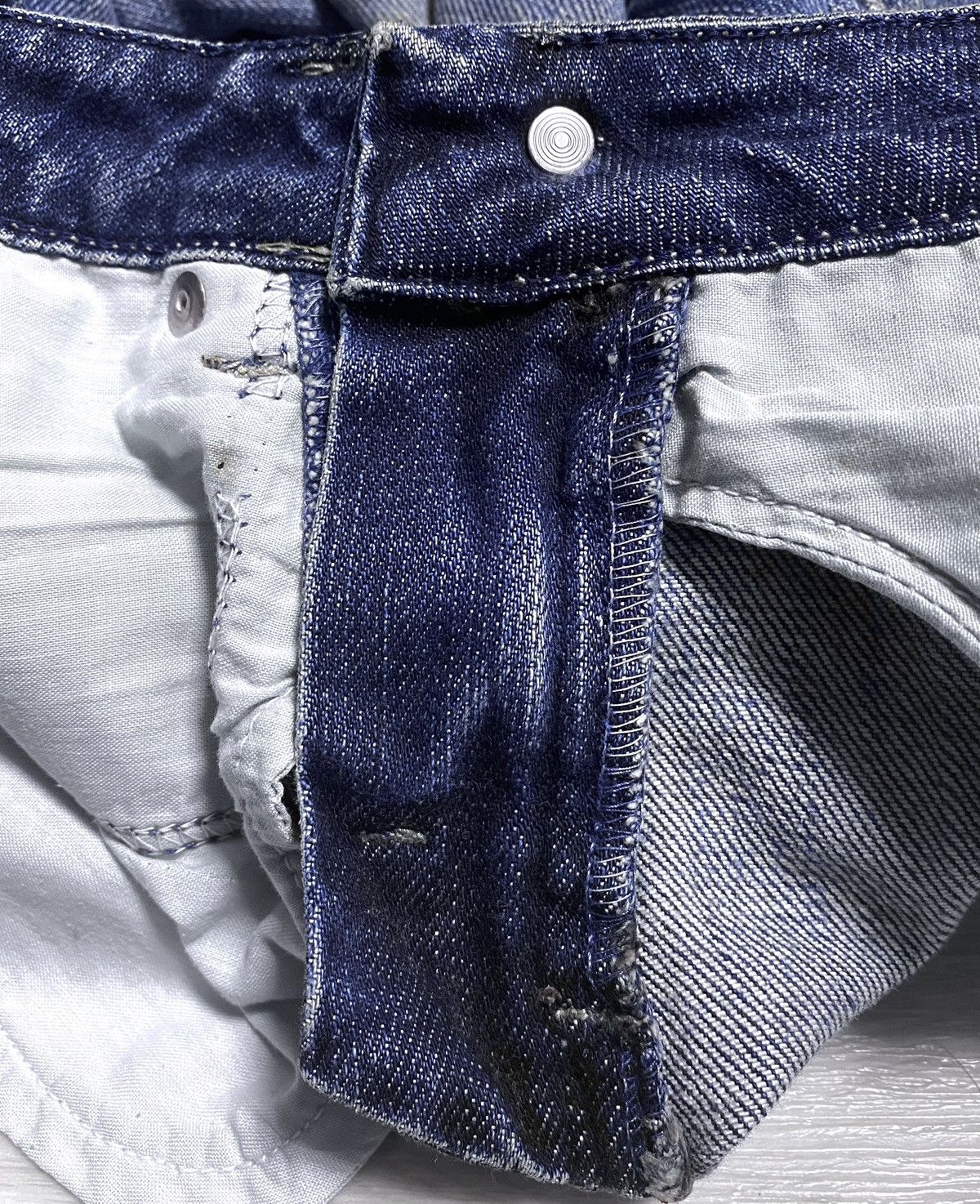 Acne Studios Vtg Acne Action Jeans Hep Pure Stonewash Fringed Denim AAJ Size 27" / US 4 / IT 40 - 18 Thumbnail