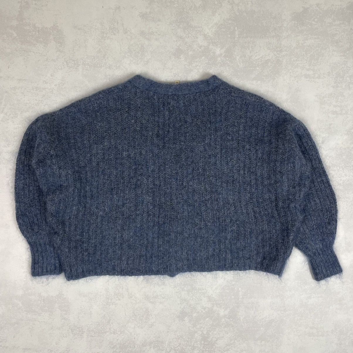 Sezane Sezane Kid Mohair Merino Wool Achille Cardigan Sweater Size XS / US 0-2 / IT 36-38 - 14 Thumbnail