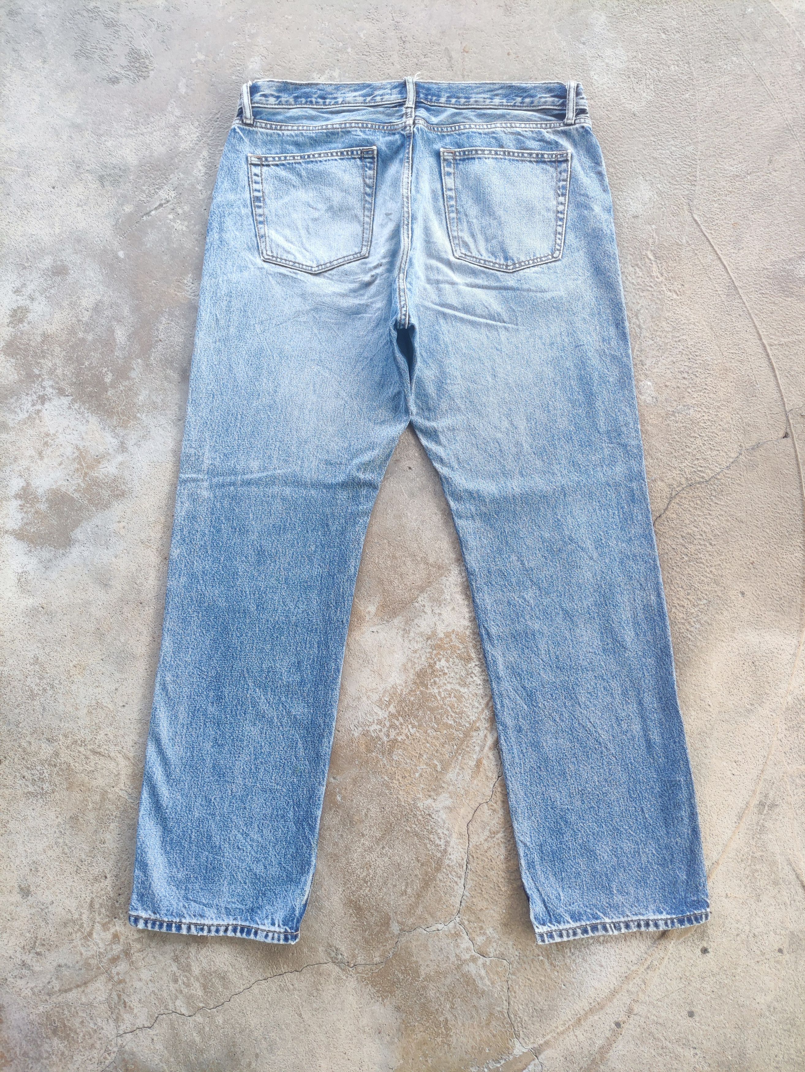 Japanese Brand Vintage Japanese Brand Faded Distressed Denim Pants Size US 36 / EU 52 - 8 Thumbnail