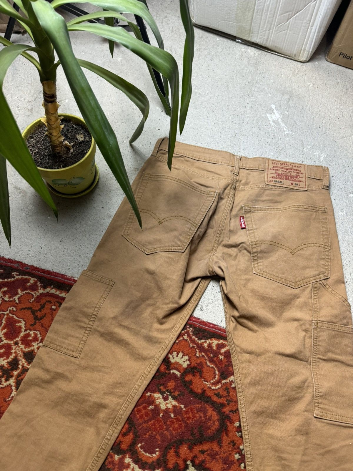 Levi's × Vintage Vintage Y2K Levi’s Workwear Cargo Active Pants Size US 30 / EU 46 - 12 Thumbnail
