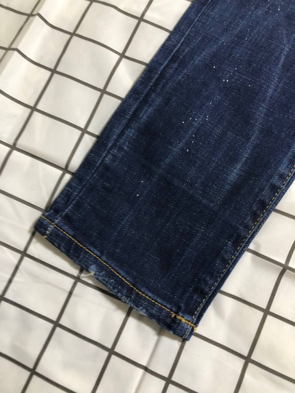 Dsquared2 Dsquared2 Vintage Floral Fish Pockets Distressed Denim Jeans Size US 32 / EU 48 - 3 Thumbnail