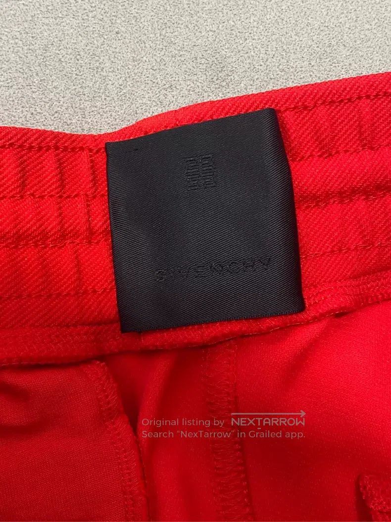 Givenchy Givenchy size S Red Casual Sweatpants Size US 27 - 3 Thumbnail