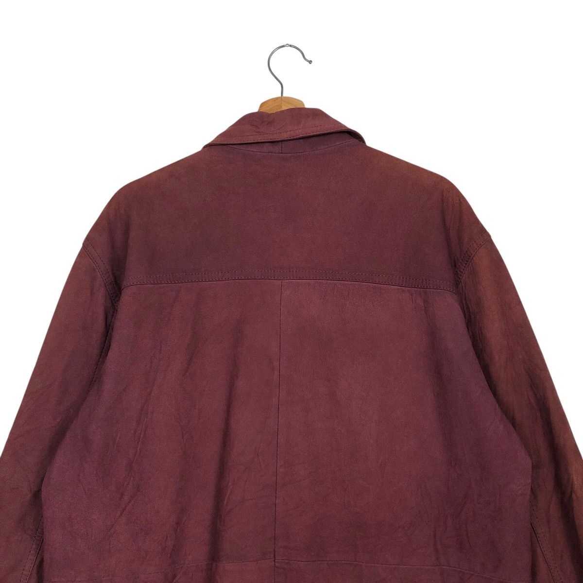 Japanese Brand Vintage Genuine Leather Biker Jacket Unbranded Issey Miyake Size US M / EU 48-50 / 2 - 10 Thumbnail