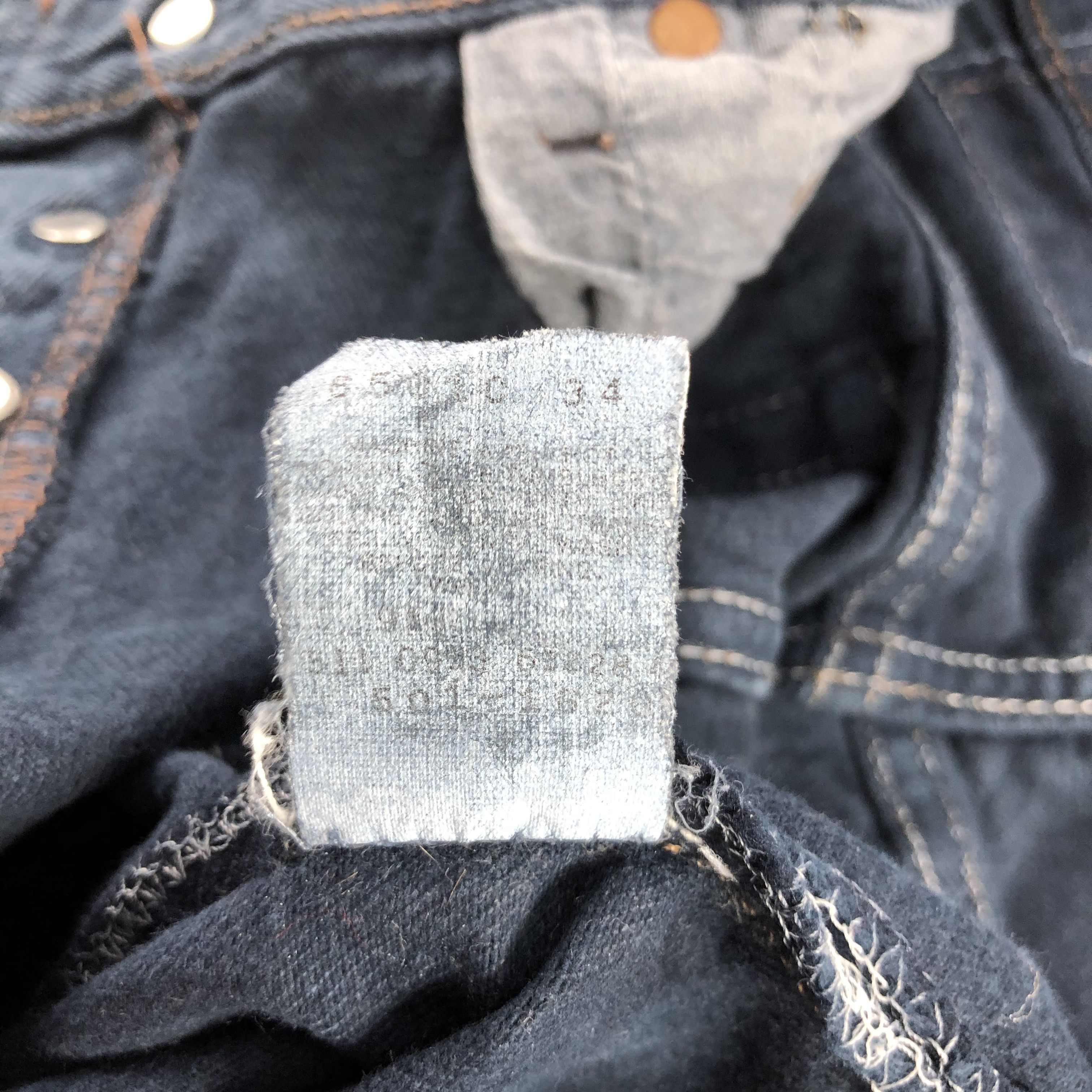 Levi's Vintage 90s Blue Wash Levis 501 Jeans-JM3047 Size US 30 / EU 46 - 14 Thumbnail
