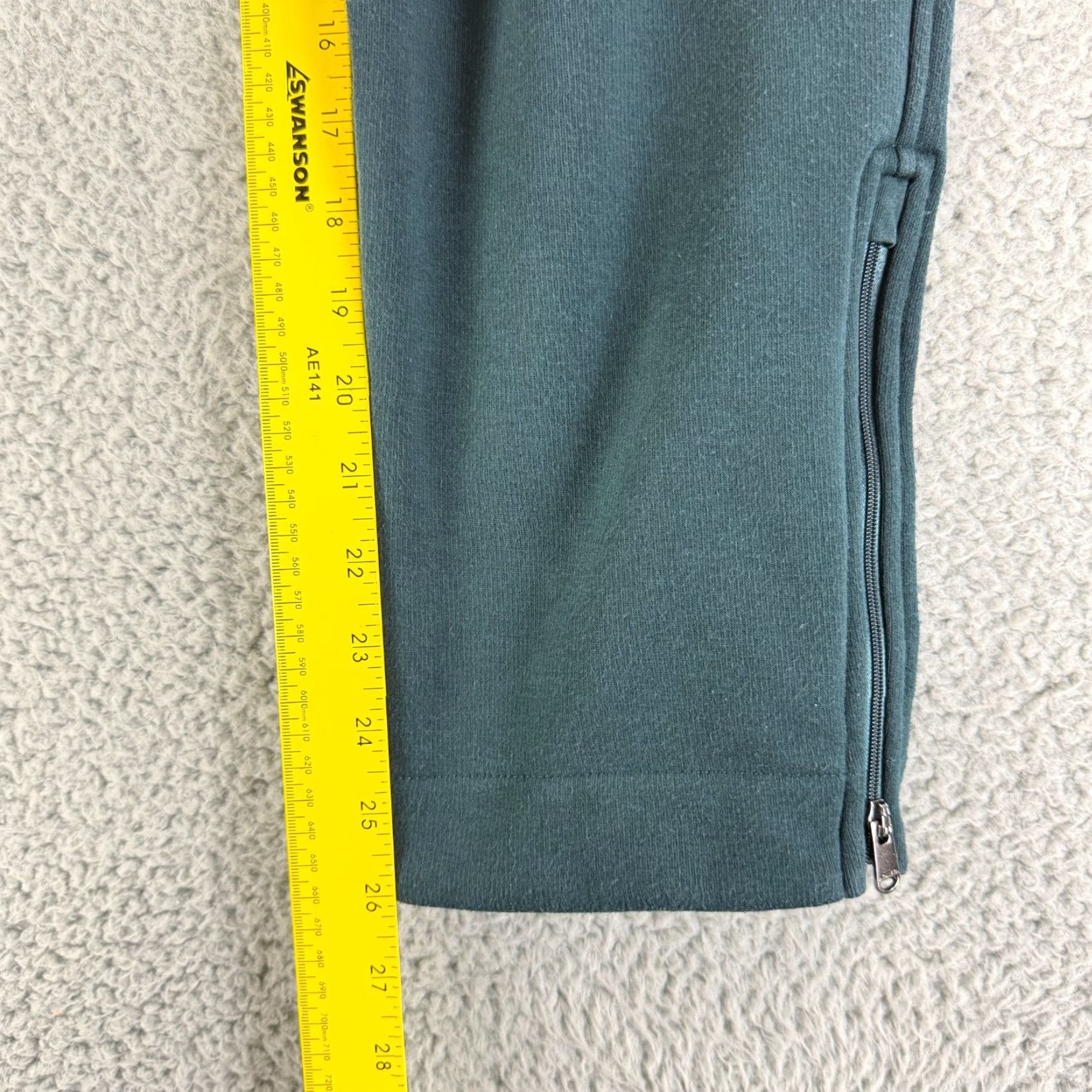 Athleta Athleta Cozy Karma Zip Pants Womens L Green Pull On Drawstring Athletic Gym Pants Size 36" / US 14 / IT 50 - 7 Thumbnail