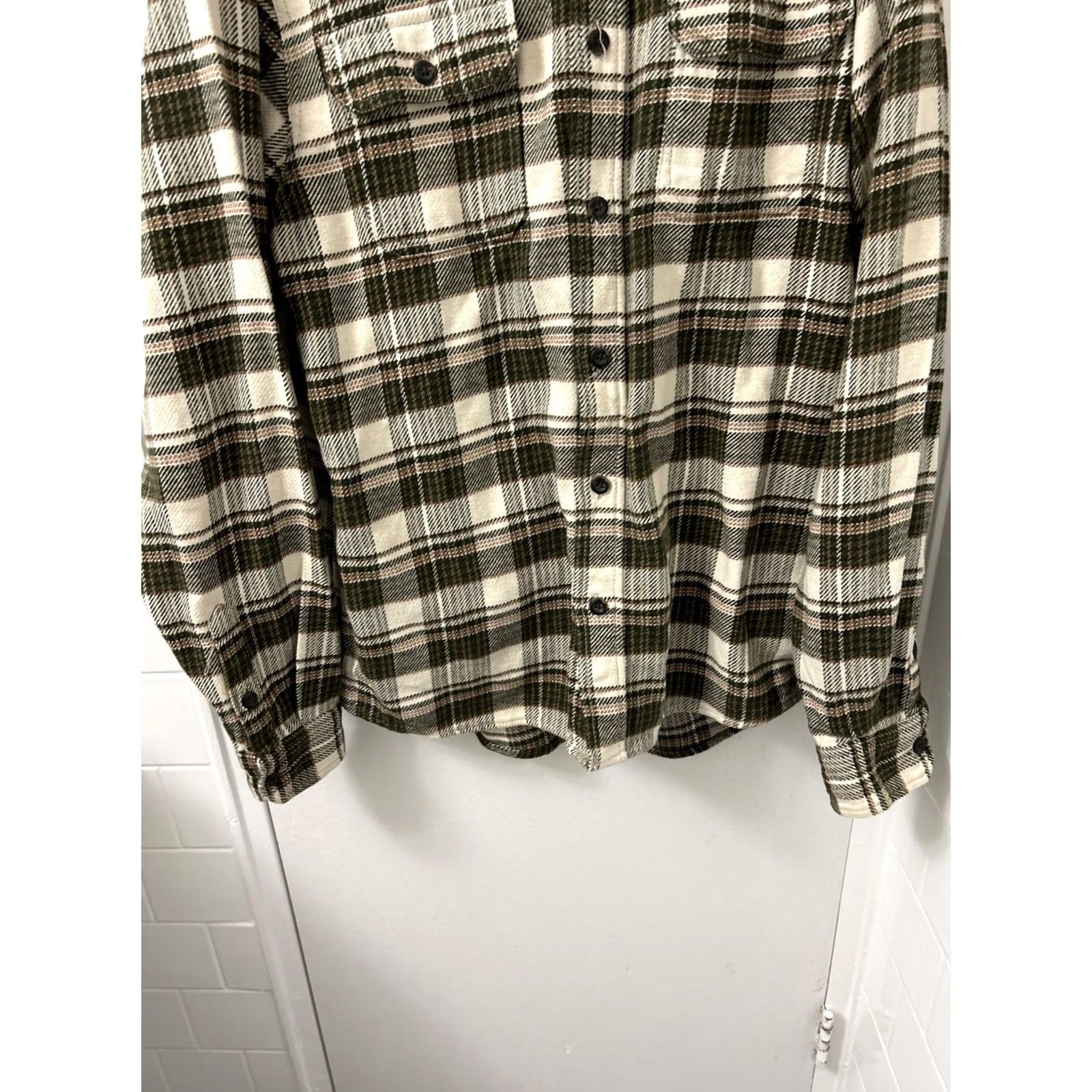 Orvis Orvis Shirt Jacket Mens M Green Plaid Pockets Heavy Cotton Shacket Size US M / EU 48-50 / 2 - 3 Thumbnail
