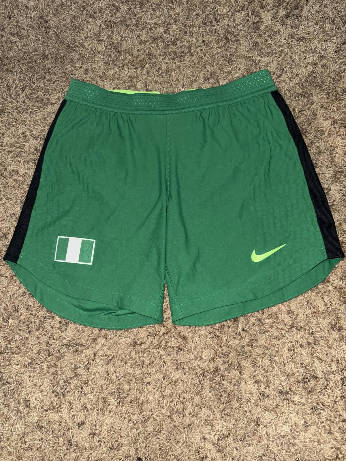 Nike Nike Men’s Nigeria National Soccer Team Shorts Sample Size US 30 / EU 46 - 1 Thumbnail