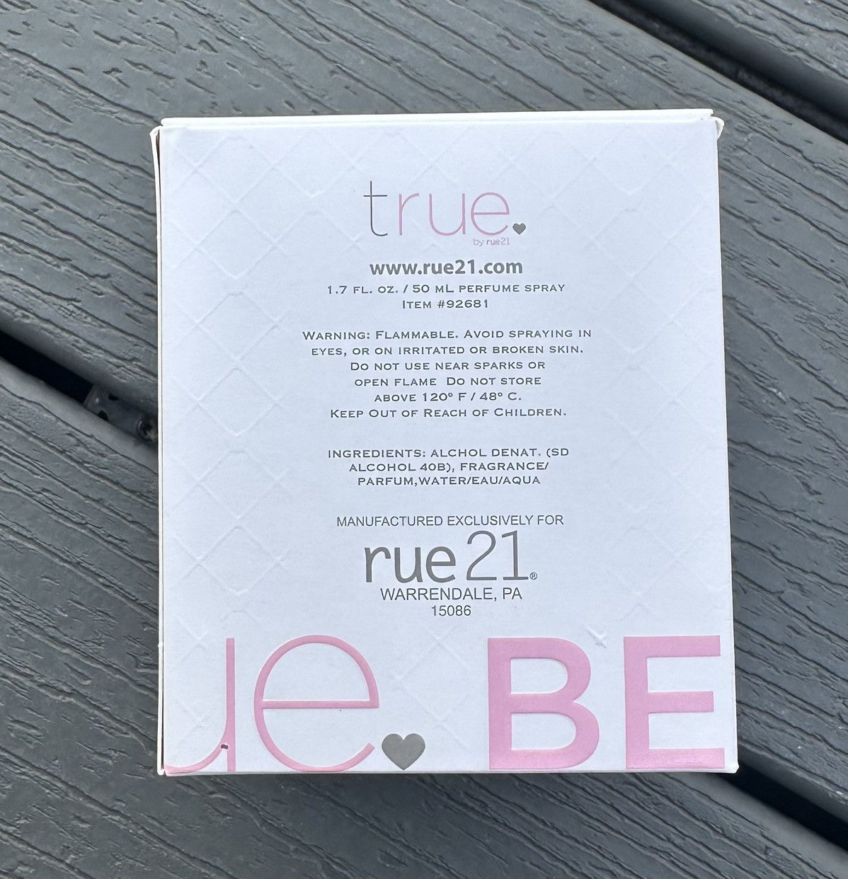 rue21 True By Rue 21 For Her Eau De Parfum 1.7 FL OZ 50 ML (NEW) Size ONE SIZE - 4 Thumbnail