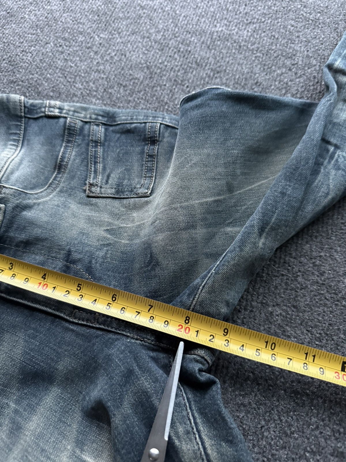 Diesel Diesel Jegonfire Opium 00s Y2K Faded Biker Skinny Jeans W27 Size 27" / US 4 / IT 40 - 19 Thumbnail