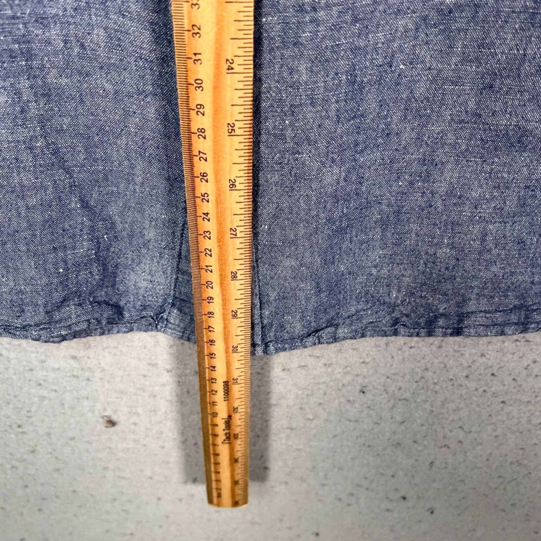 Gap Gap Mens Shirt Size M Blue Linen-Blend Short Sleeve Button-Up Size US M / EU 48-50 / 2 - 6 Thumbnail
