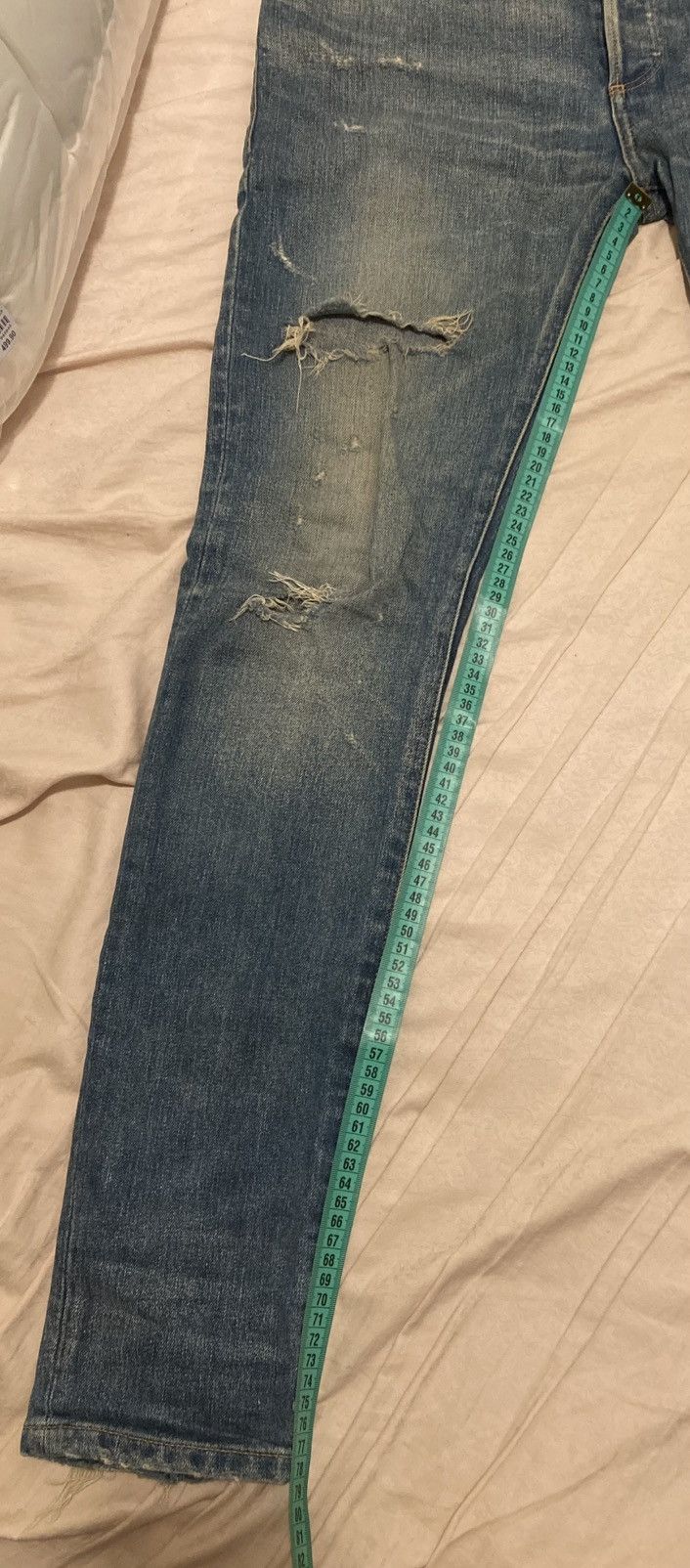 Balmain BALMAIN PARIS Distressed Skinny Jeans Size US 30 / EU 46 - 23 Thumbnail