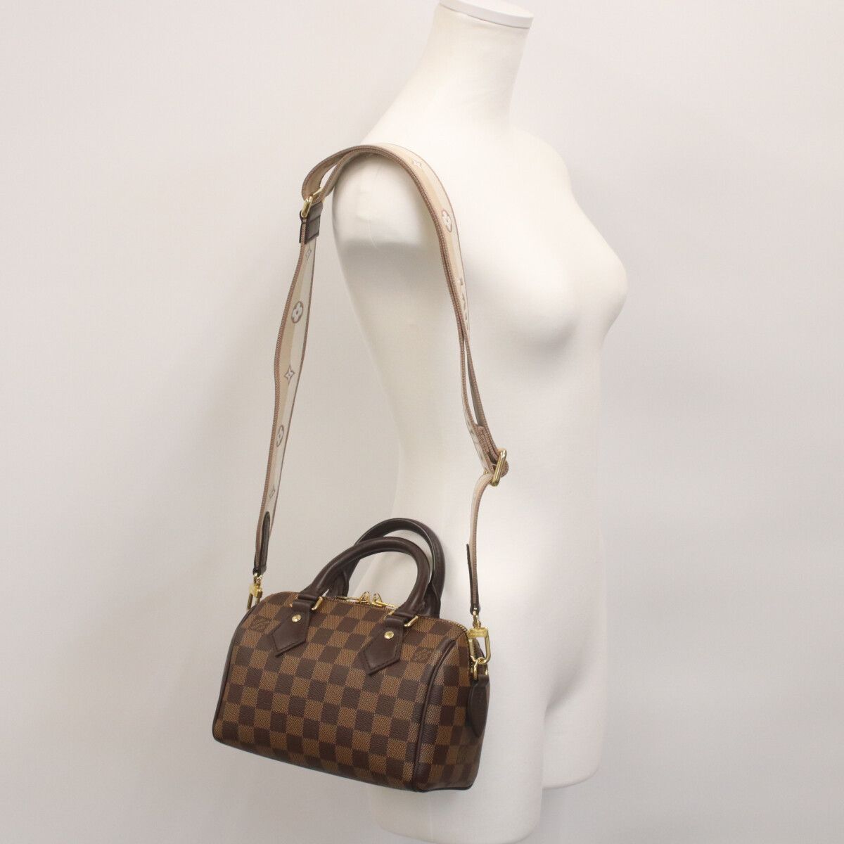 Louis Vuitton Louis Vuitton Speedy Bandouliere 20 Damier 2way Boston Bag Textile Handbag N40489 DUTY FREE for USA
