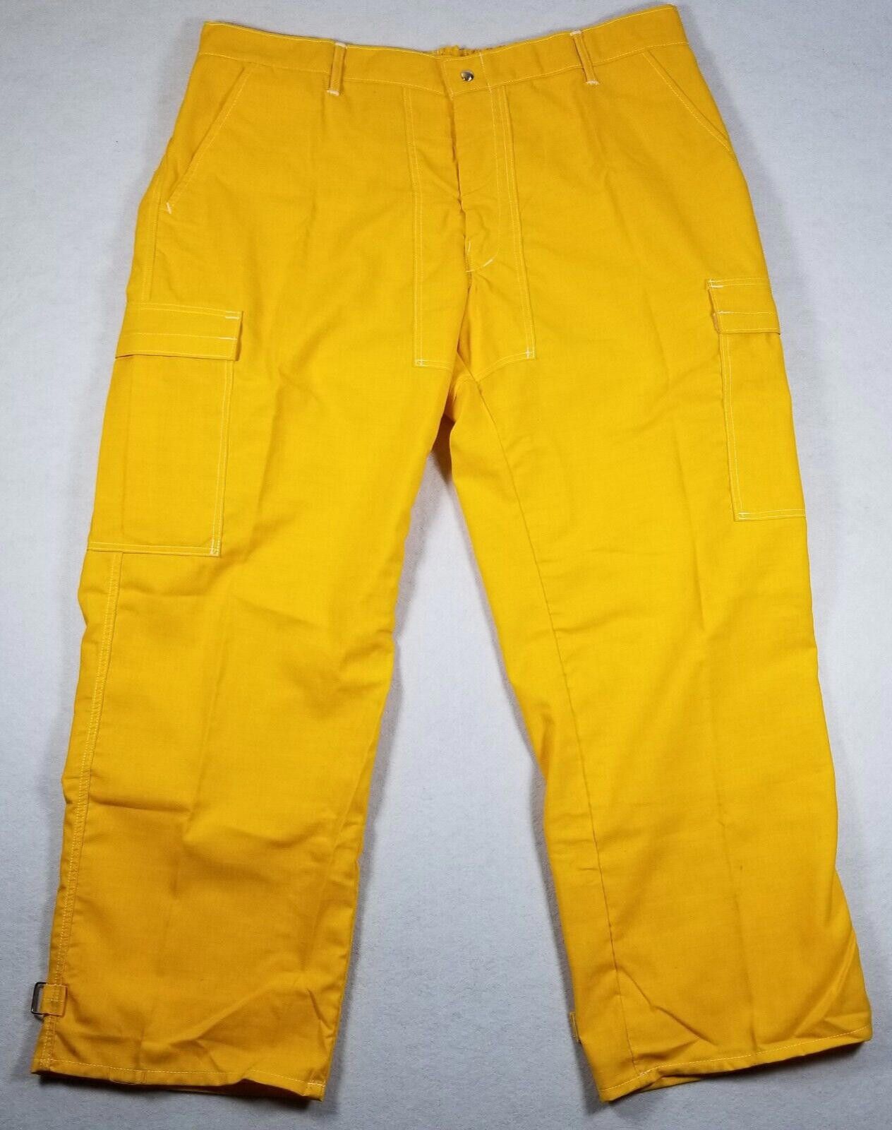 Nomex Crew Boss Wildfire Yellow WSS WBPC60Y 3XL/34 Work Pant