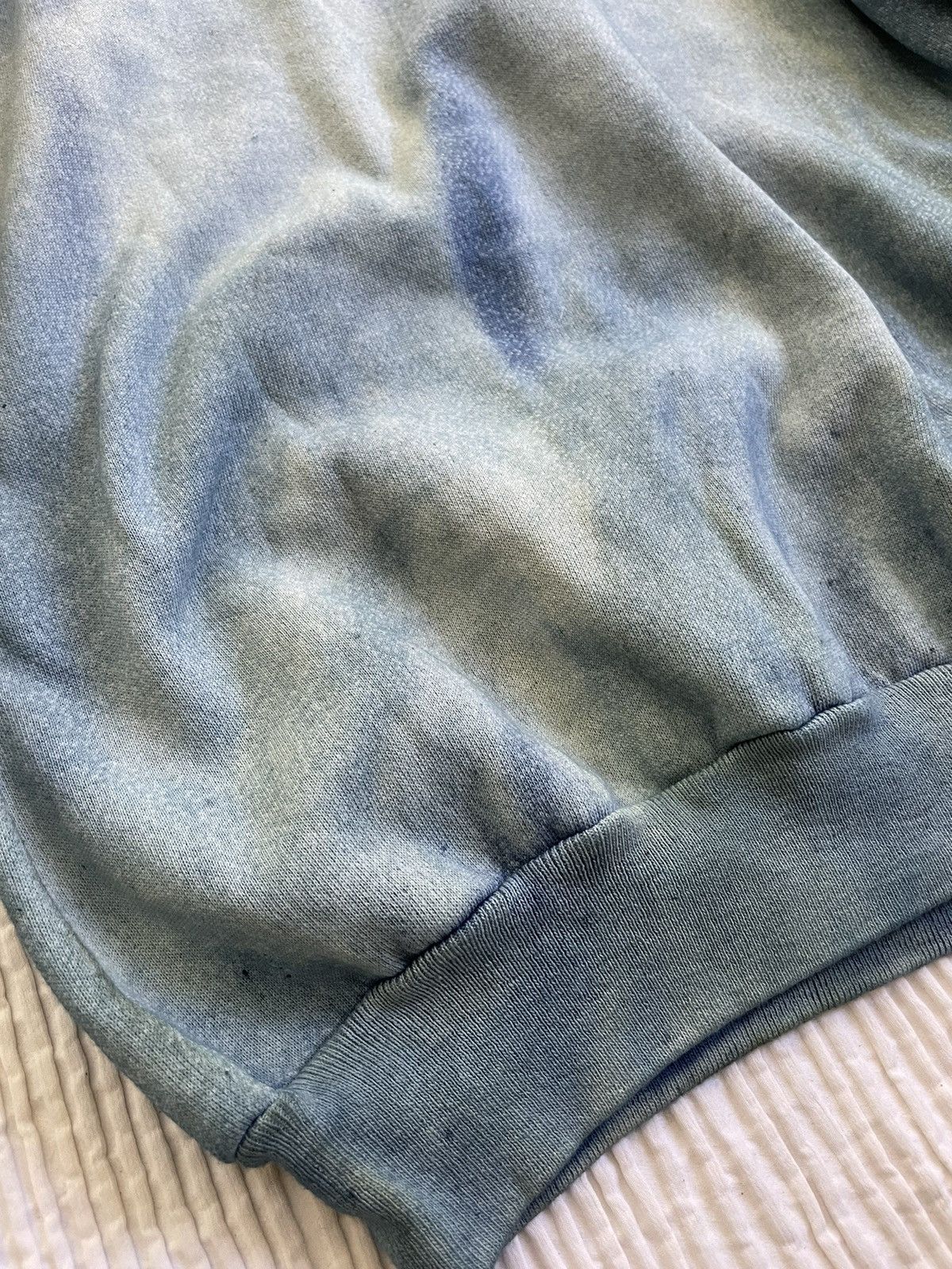 Indigo Indigo Dyed Sun Faded Crewneck Sweatshirt Size US L / EU 52-54 / 3 - 15 Thumbnail