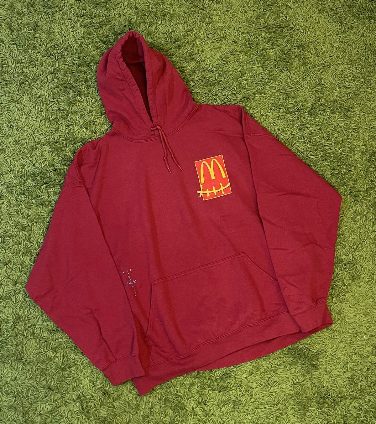 Travis Scott Cactus Jack x Mcdonalds Sticker Hoodie Sz XL