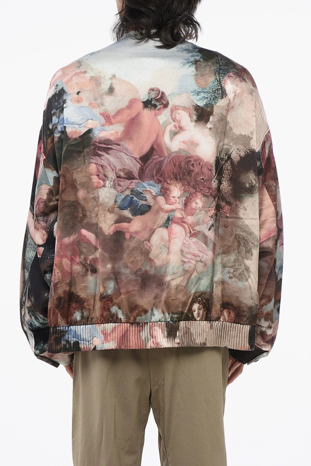 Balmain og1mm0326 Lightweight Printed Satin Jacket in Multicolor Size US M / EU 48-50 / 2 - 2 Thumbnail