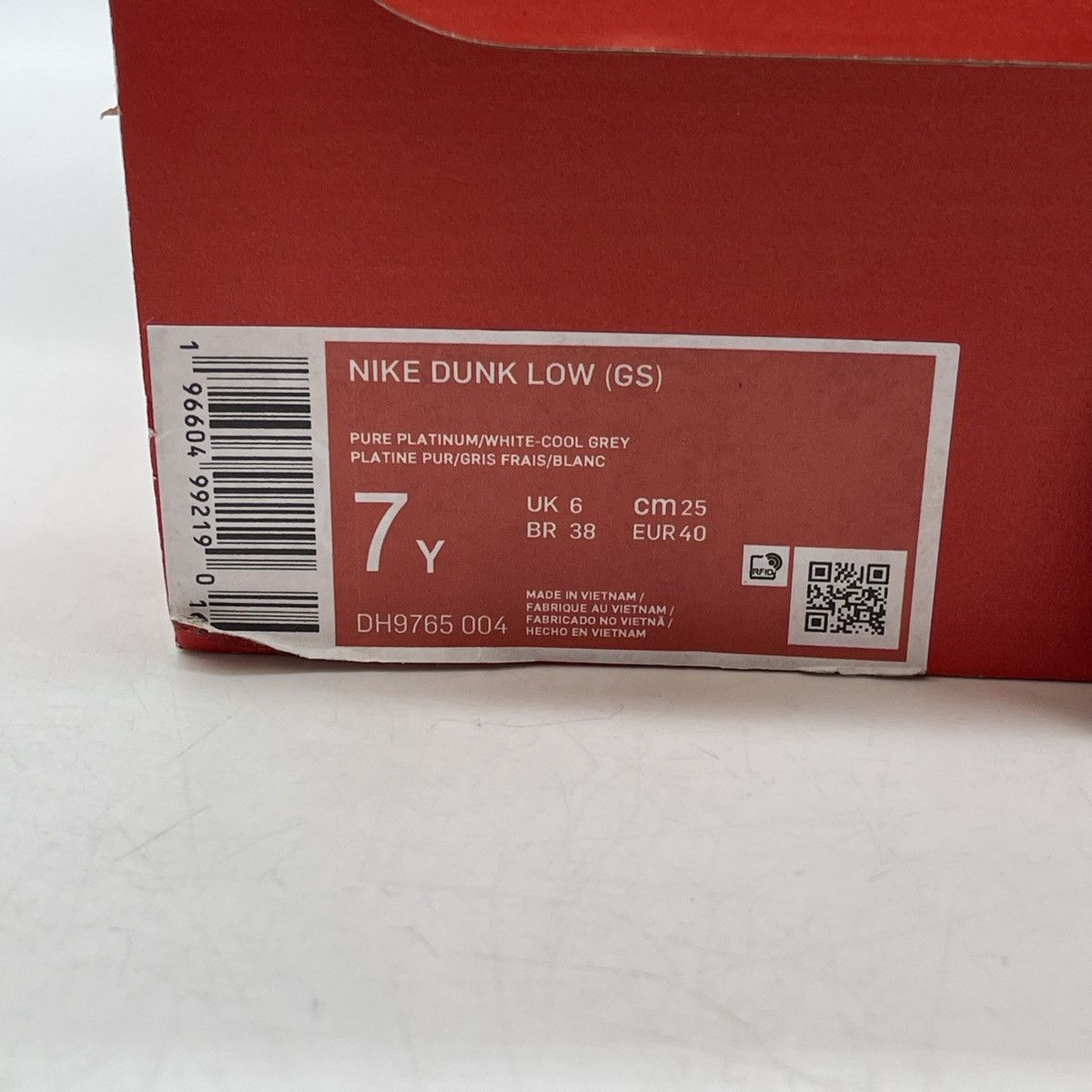 Nike Dunk low gs pure platinum photo blue Size US 7 / EU 40 - 9 Thumbnail