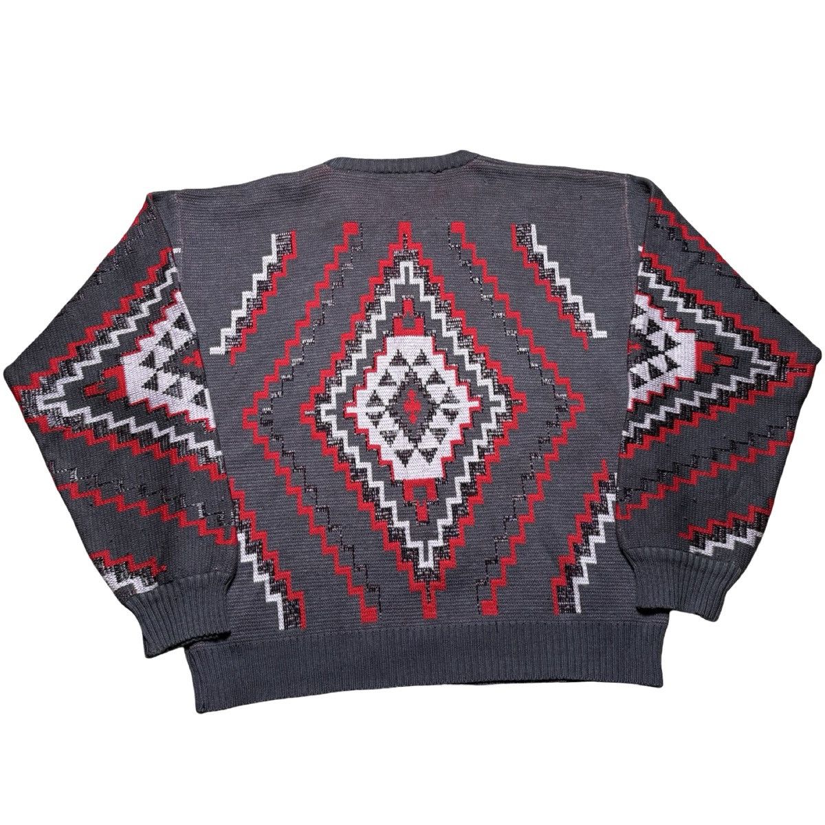Other Vintage Aztec Southwestern Acrylic Knit Sweater Men's L Boxy Size US L / EU 52-54 / 3 - 7 Thumbnail