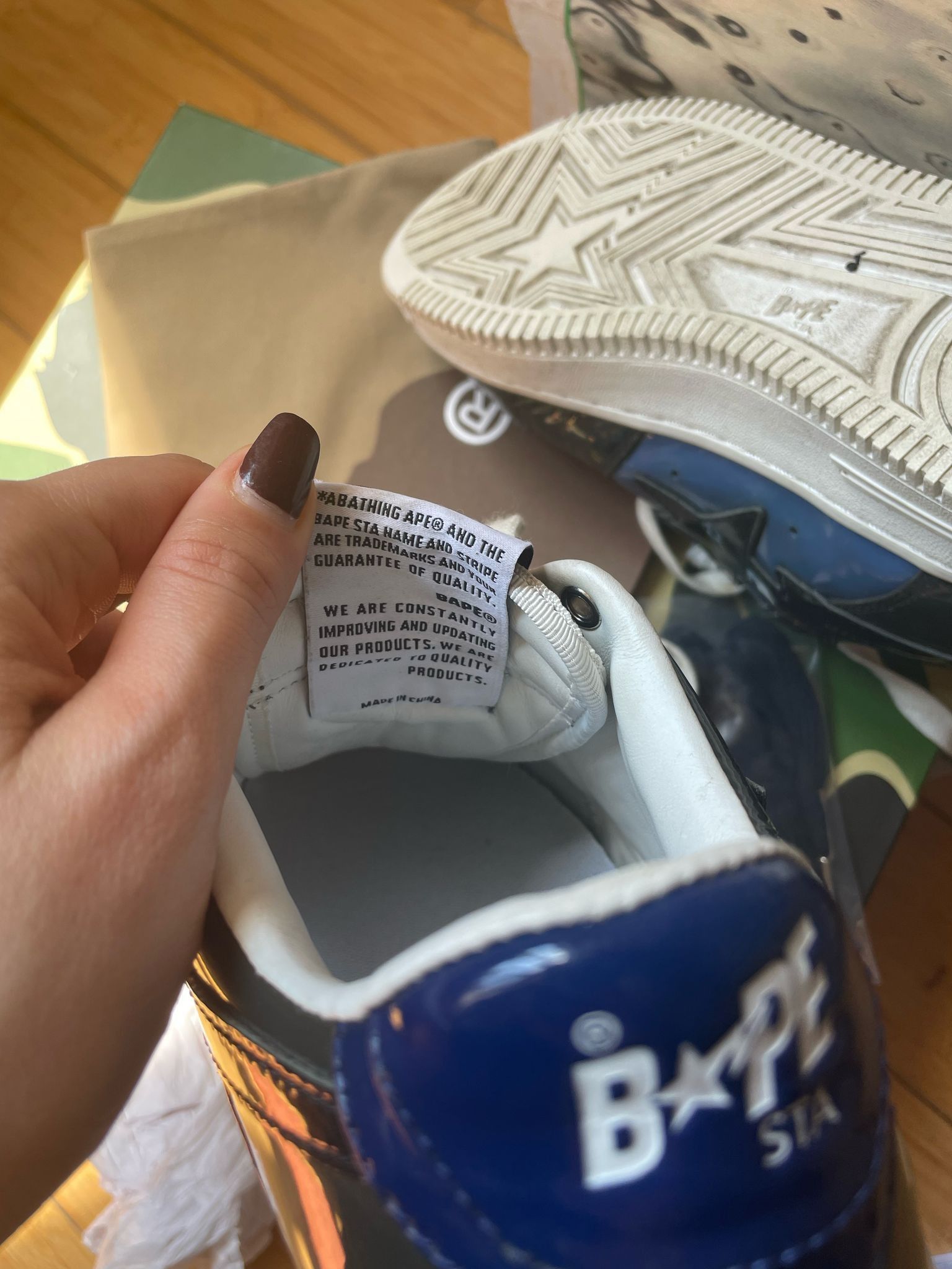 Bape Bape Bapesta Sneakers 7.5 Size US 7.5 / IT 37.5 - 3 Thumbnail