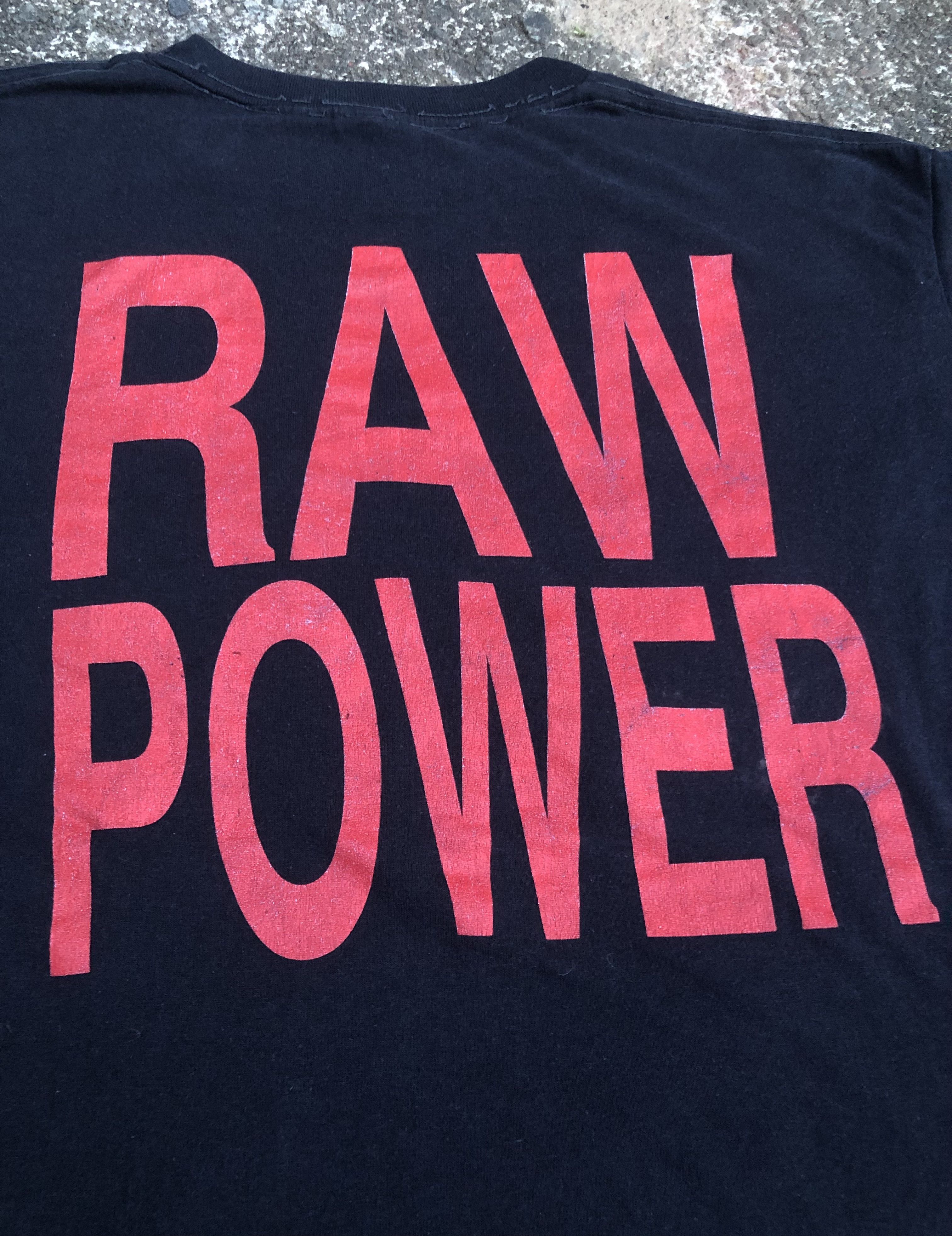 Band Tees 🔥Vintage 88' IGGY POP Raw Power Punk Band Rare T-Shirt Size US XL / EU 56 / 4 - 9 Thumbnail