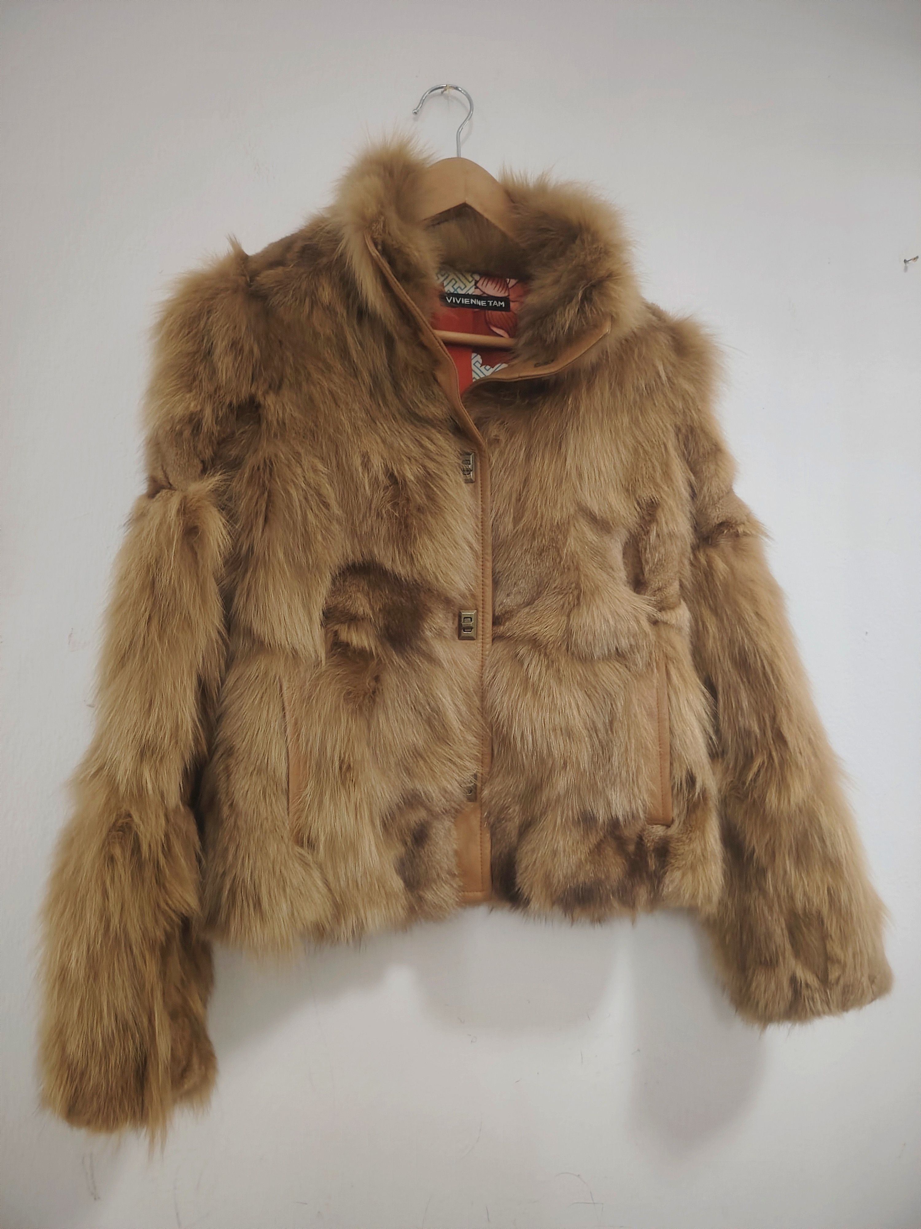 Designer × Japanese Brand × Vivienne Tam Vivienne Tam Fox Fur Jacket Size XS / US 0-2 / IT 36-38 - 2 Thumbnail