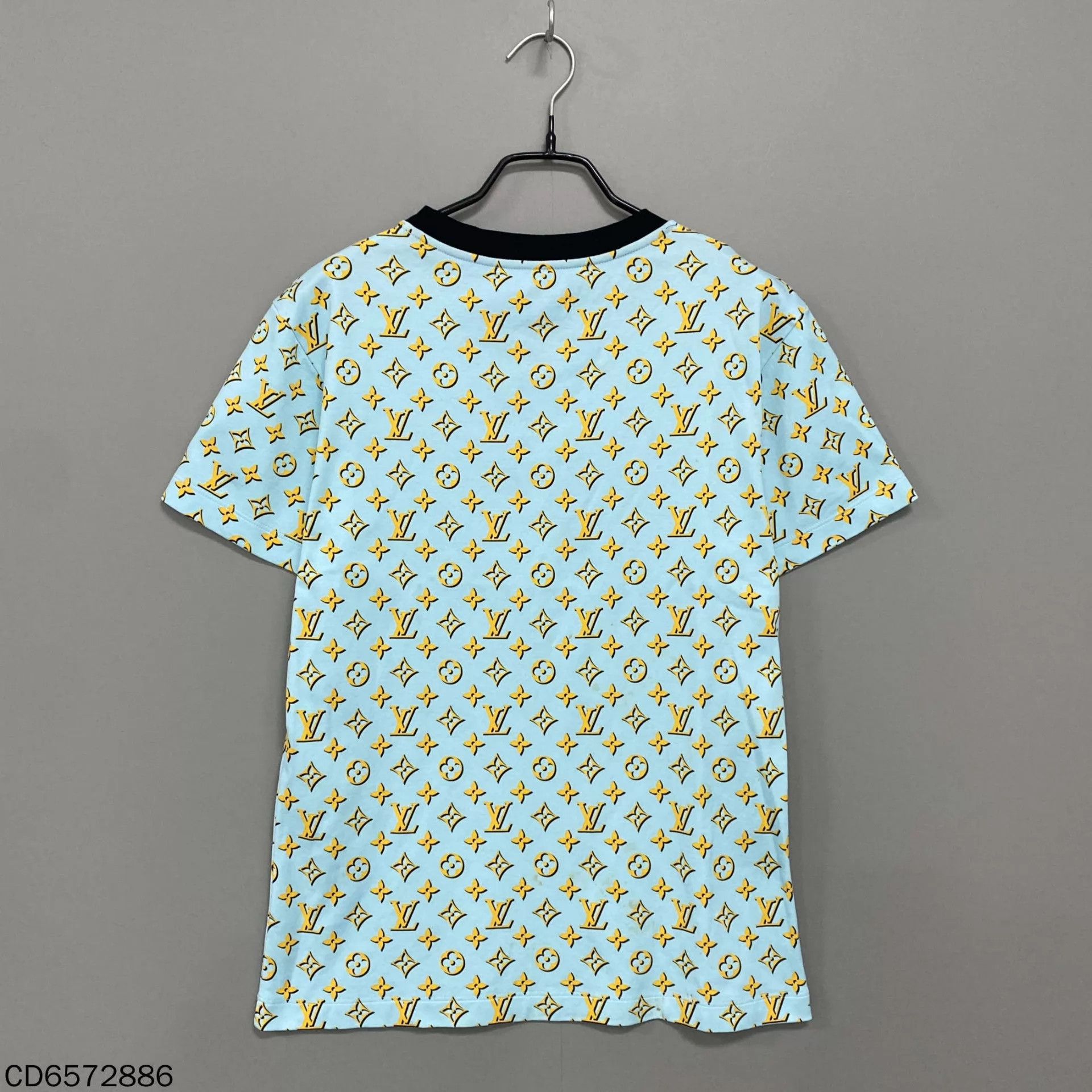 Louis Vuitton LV Allover Logo Chain Short Sleeve 95 New XS Stained Size XS / US 0-2 / IT 36-38 - 4 Thumbnail