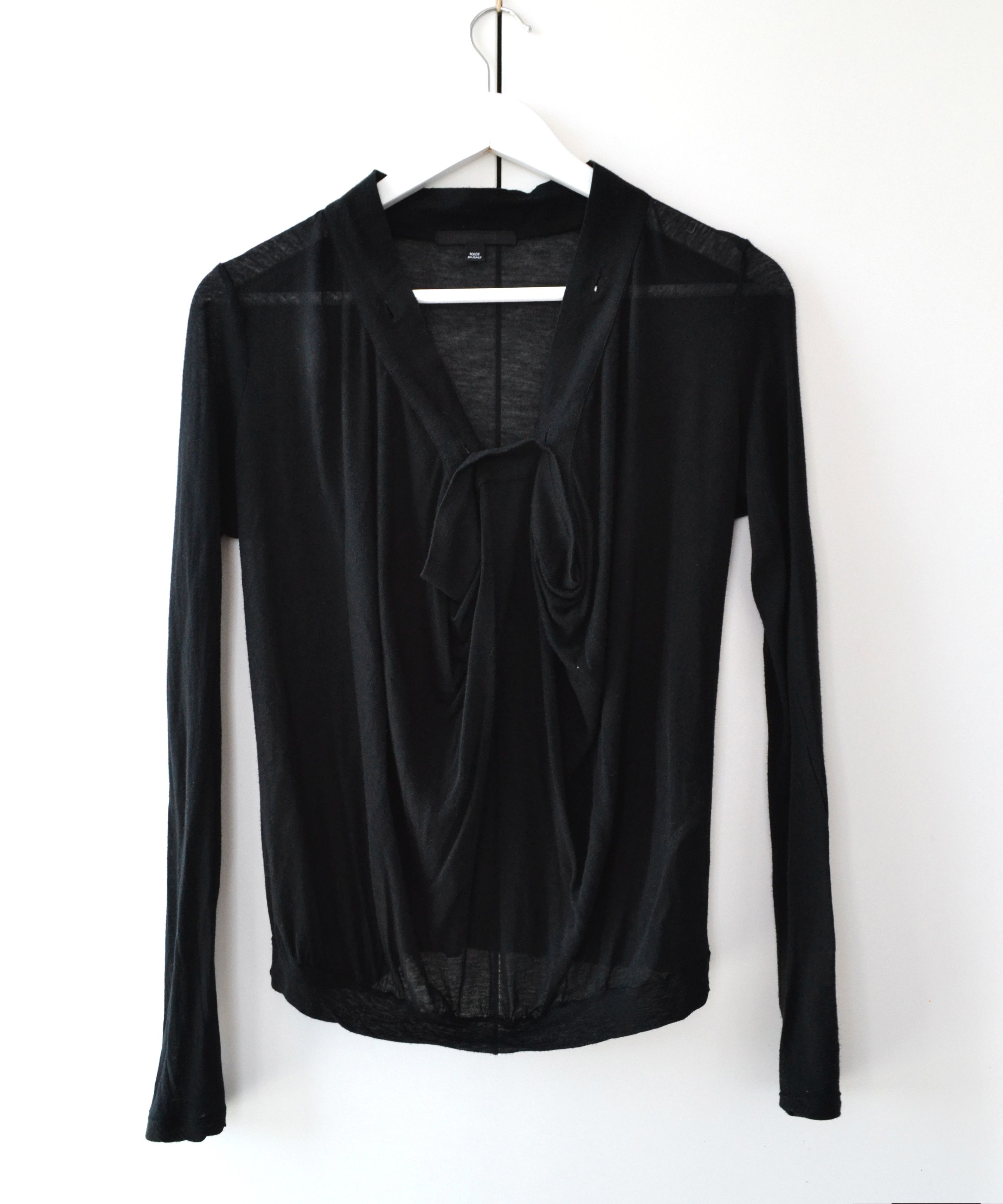 Helmut Lang Helmut Lang Sweater Black Transformer Neck 2005 Size S / US 4 / IT 40 - 1 Thumbnail