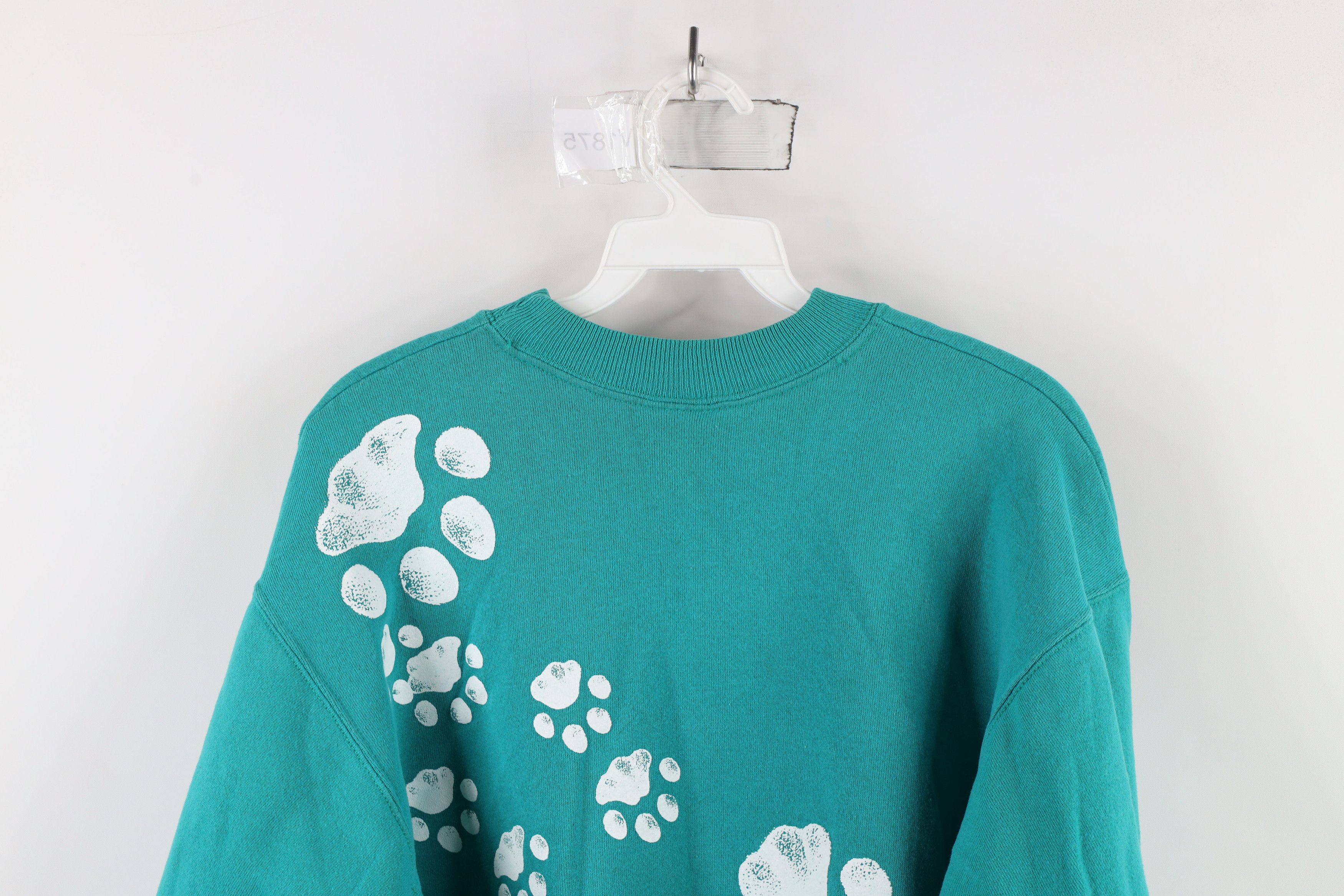 Vintage Vintage 90s Streetwear Mountain Lion with Cubs Sweatshirt Size L / US 10 / IT 46 - 12 Thumbnail
