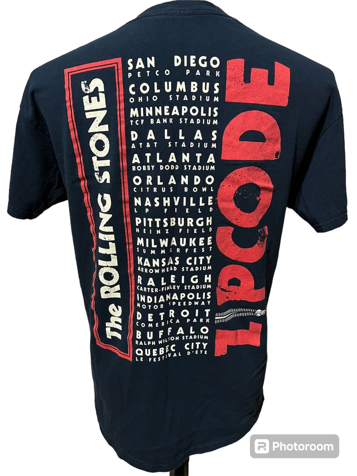 Band Tees × The Rolling Stones 2000s THE ROLLING STONES ZIPCODE TOUR TSHIRT Size US L / EU 52-54 / 3 - 2 Thumbnail