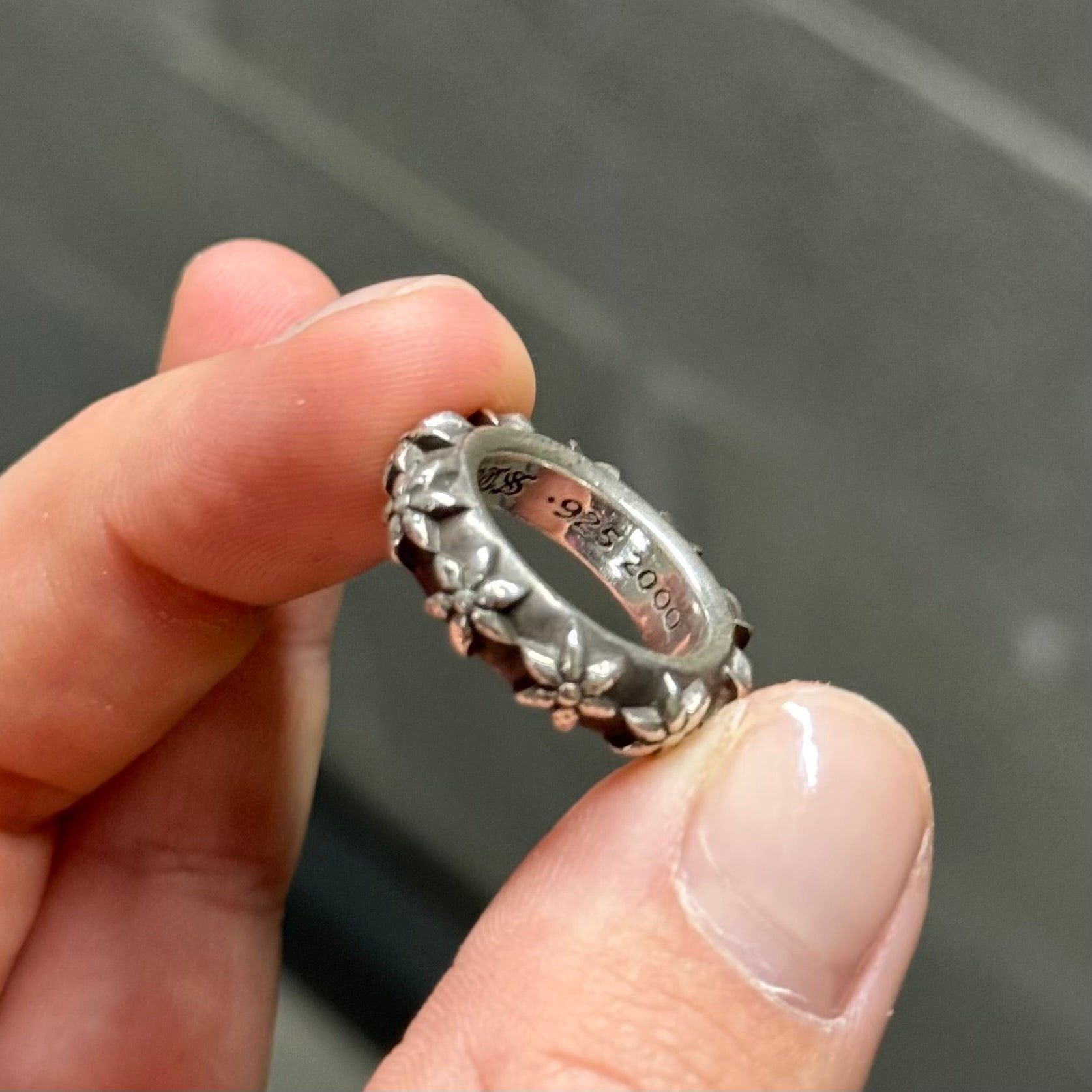 Chrome Hearts Chrome Hearts Star Band Ring Size ONE SIZE - 3 Thumbnail