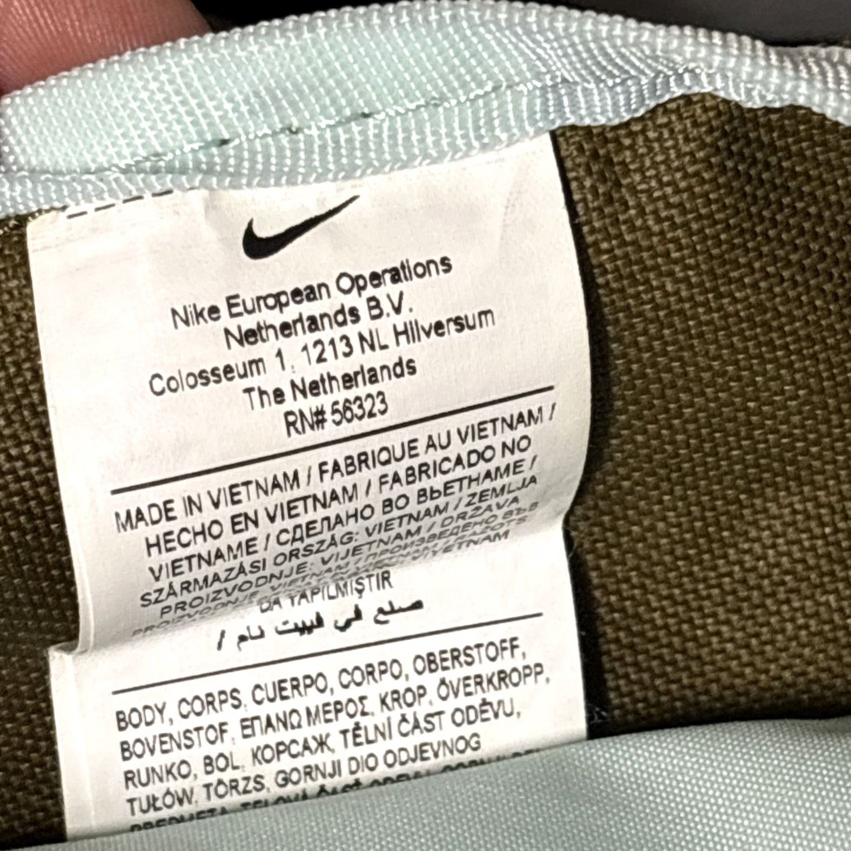 Nike Nike Heritage Waistpack 3L Belt Bag Fanny Pack Army Green Nylon Polyester Canvas Adjustable Strap Crossbody Unisex Adults Medium Varsity Buckle Size ONE SIZE - 5 Thumbnail