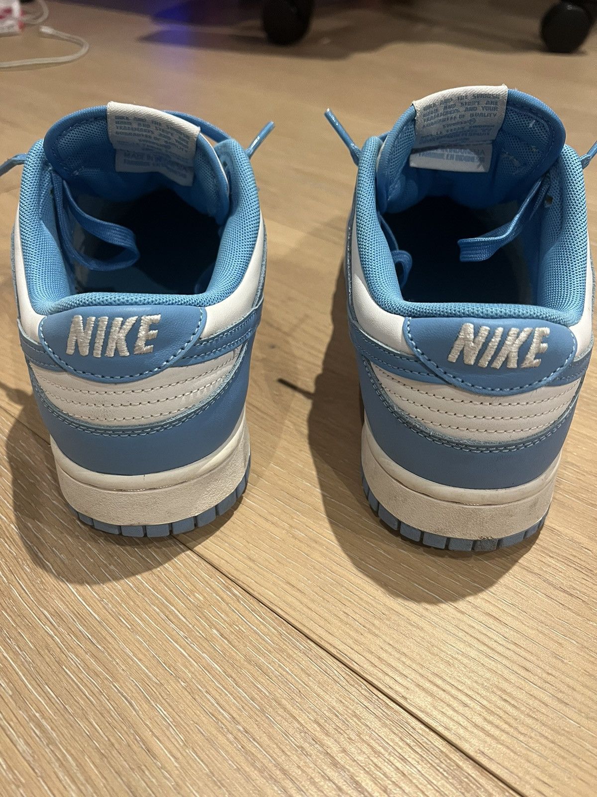 Nike Nike Dunk Low Unc (2021) Size US 9 / EU 42 - 4 Thumbnail