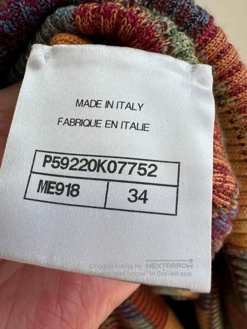 Chanel Chanel Hamburg Series Cashmere Mosaic Colour Striped Knitt Size XXS / US 00 / IT 34 - 7 Thumbnail