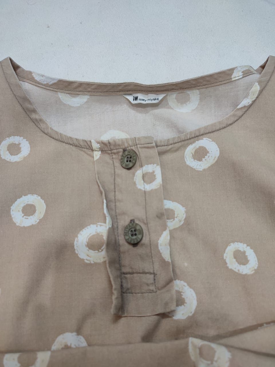 Issey Miyake × Japanese Brand × Vintage Vintage🔥 Issey Miyake Round Art Pattern Big Pocket Size L / US 10 / IT 46 - 7 Thumbnail