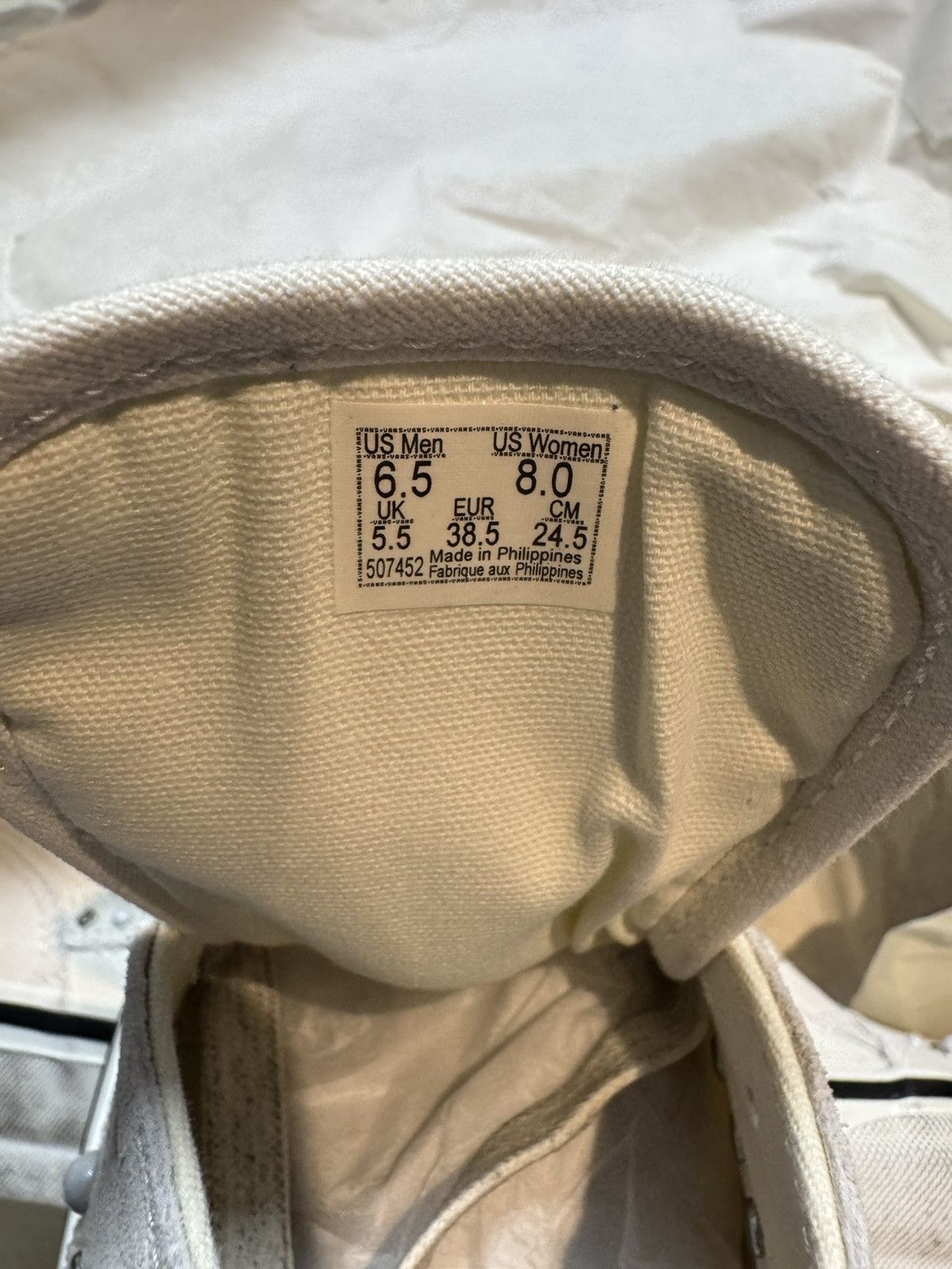 Vans VANS LX OLD SKOOL 36 “PEARLIZED MARSHMALLOWS” Size US 6.5 / EU 39-40 - 4 Thumbnail
