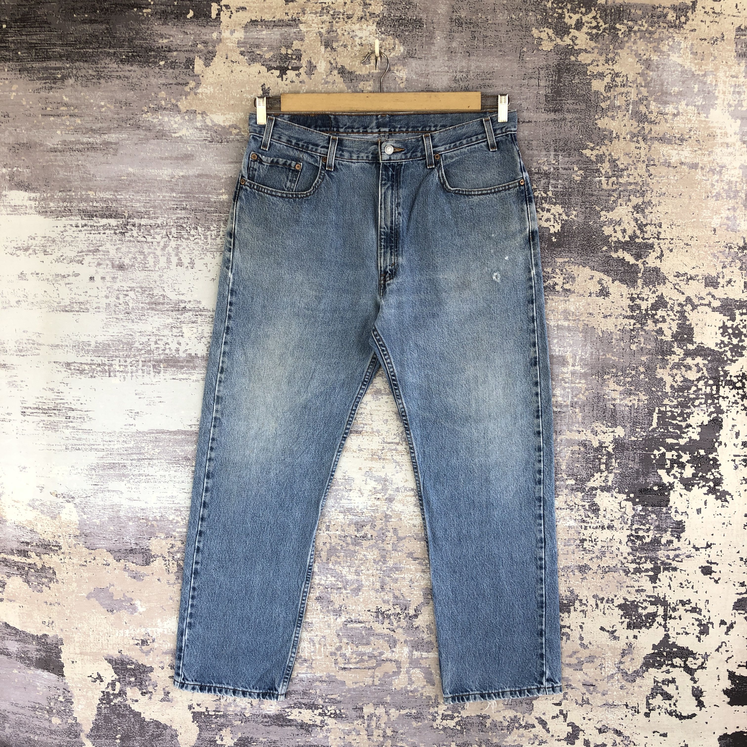 Levi's Vintage 90s Levis 505 SunFaded Jeans Light Wash Denim Size US 36 / EU 52 - 1 Thumbnail